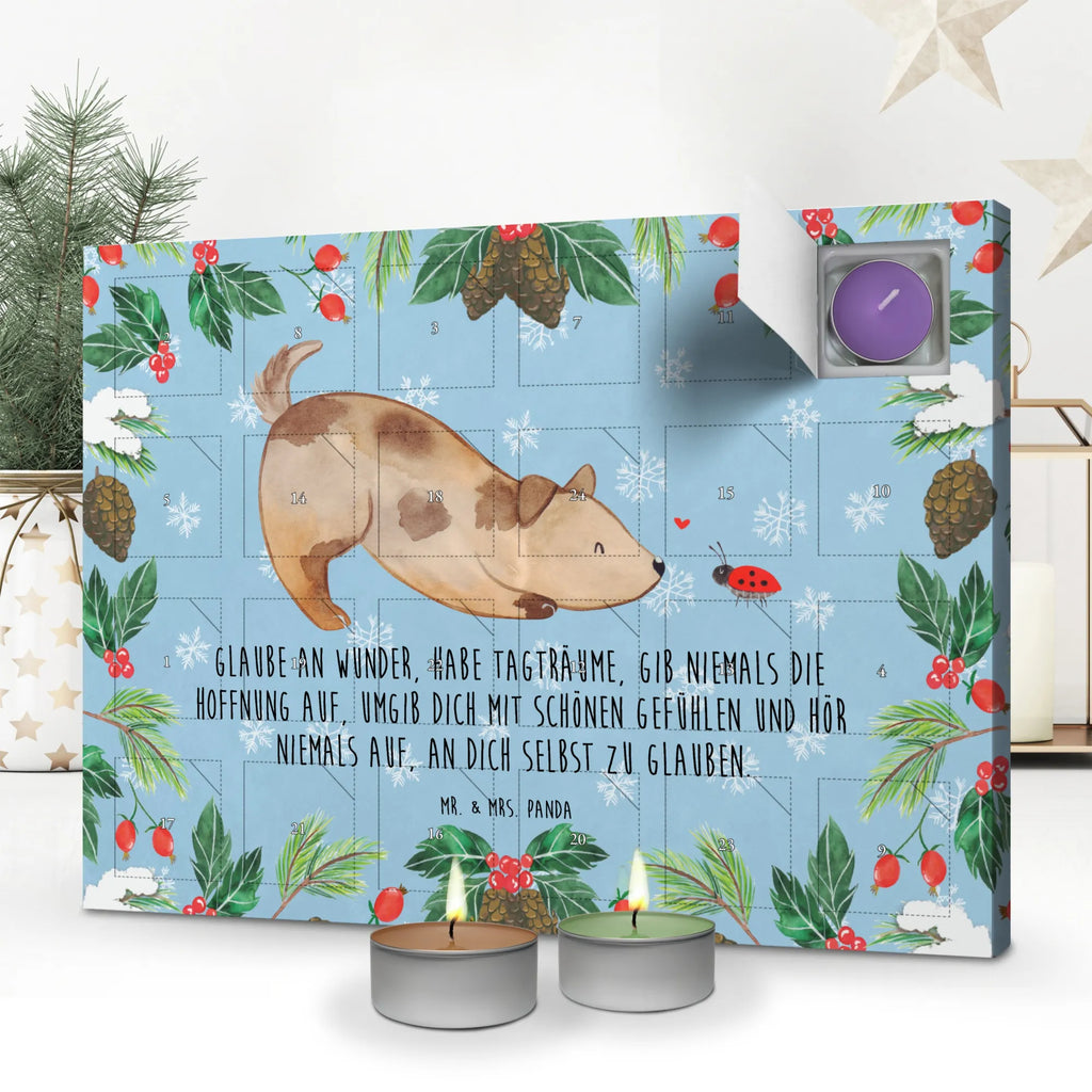 Scented candle advent calendar Dog ladybug dog breed, mutt, hound, woof, dog mama, love dogs, love for dogs, dog decorative items, bag with dog print, funny gifts for dog owners, what do you give a dog lover, Christmas gifts for dogs, gifts for dogs, dog sayings, Mongrel dog, Mongrel, Ladybird, Sayings, Dog slogan, Dogs