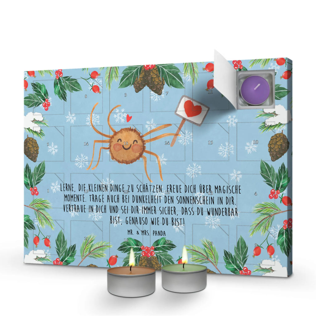 Scented candle advent calendar Spider Agatha Motivation Spider Agathe, Spider