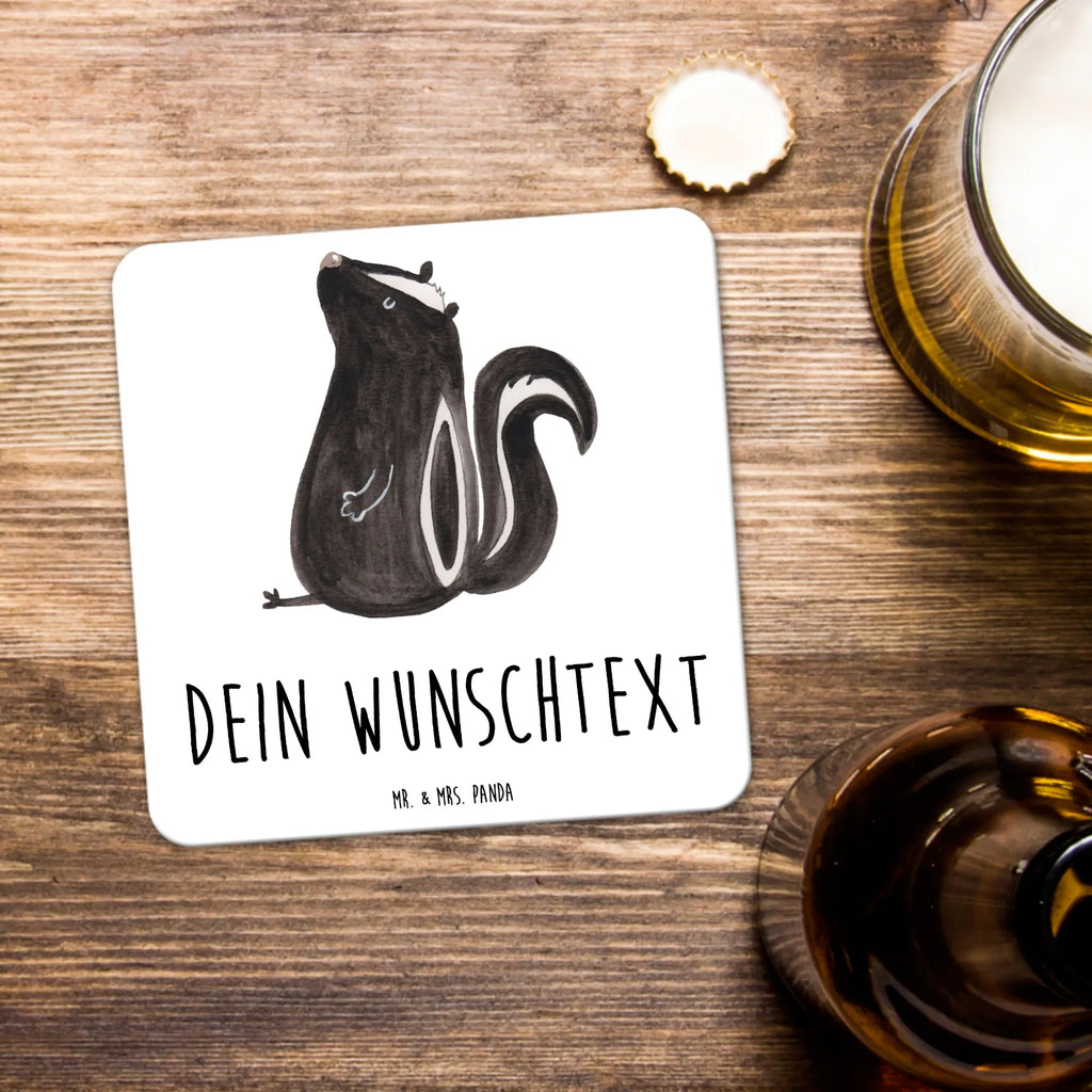 Personalised Coaster Set skunk Sit Untersetzer Set, Untersetzer für Tassen, Untersetzer, Untersetzer mit Sprüchen, Untersetzer mit Namen, Untersetzer Personalisiert, Personalisierte Untersetzer, Glasuntersetzer, Kunststoff Untersetzer, Untersetzer Bedruckt, Stinktier, Skunk, Recht, Stinki, Spruch, Stinker, Besserwisser, Raubtier, Büro, Wildtier