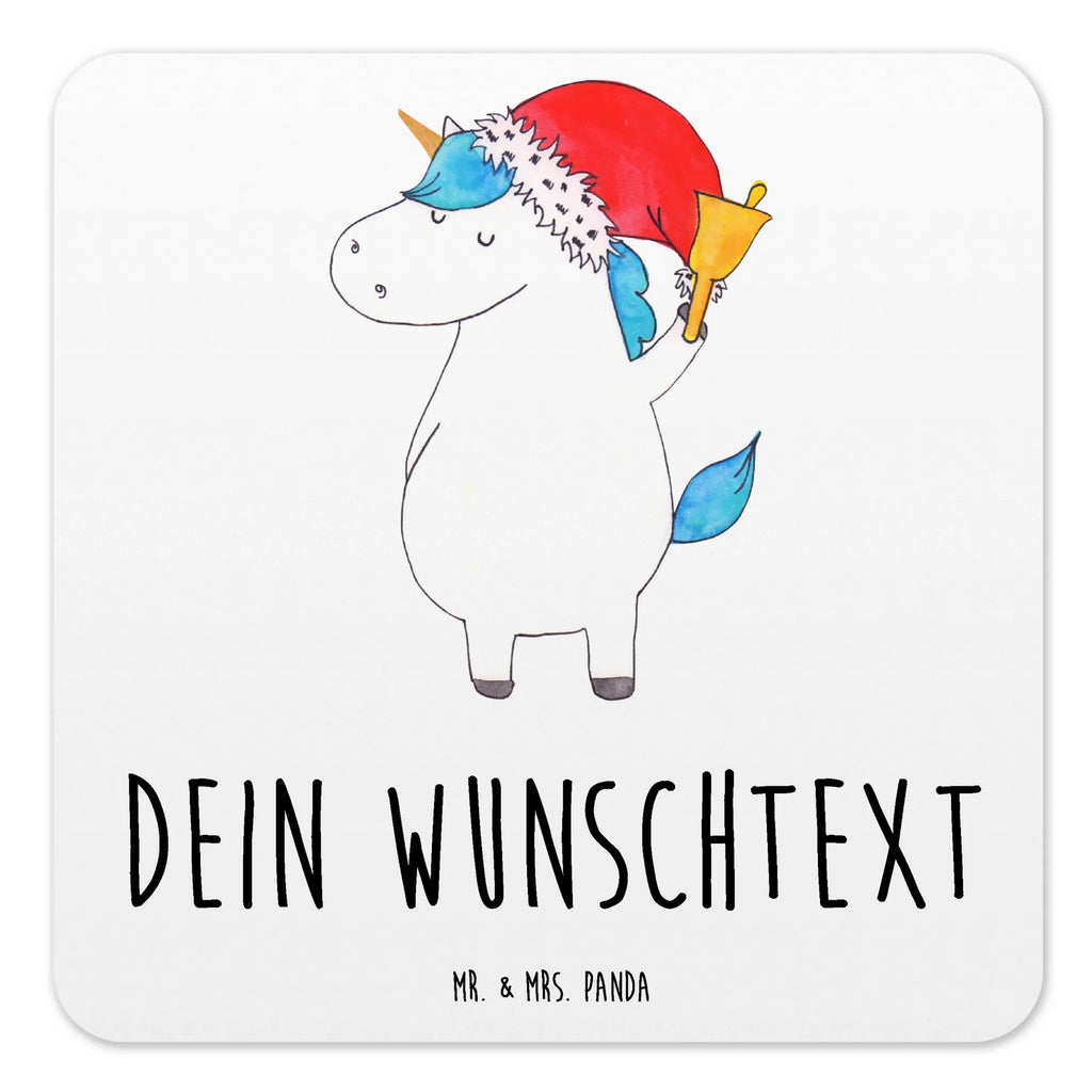 Personalisiertes Untersetzer Set Einhorn Weihnachtsmann Personalisierte Untersetzer, Einhorn, Einhörner, Einhorn Deko, Unicorn, Gin, Schokolade, Schoki, Weihnachten, Weihnachtsmann, Nikolaus, Wunschzettel, Wunschliste, Feenstaub