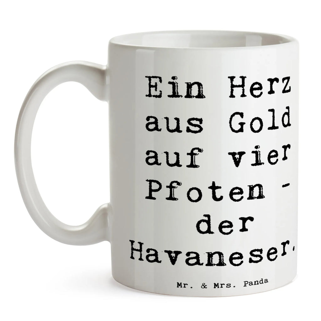 Tasse Spruch Goldherz Havaneser Tasse mit Zitaten, Tasse, Kaffeetasse, Tasse mit Motiven, Keramiktasse, Porzellantasse, Geschenktasse, Bürotasse, Teetasse, Hund, Hunderasse, Rassehund, Hundebesitzer, Geschenk, Tierfreund, Schenken, Welpe