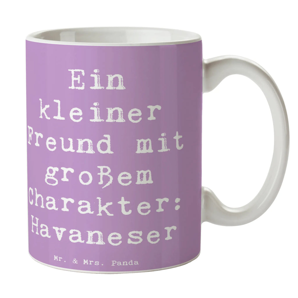 Mug Saying Ein kleiner Freund mit großem Charakter: Havaneser Tasse, Keramiktasse, Teetasse, Geschenktasse, Kaffeetasse, Bürotasse, Porzellantasse, Tasse mit Motiven, Tasse mit Zitaten, Hund, Hunderasse, Rassehund, Hundebesitzer, Geschenk, Tierfreund, Schenken, Welpe