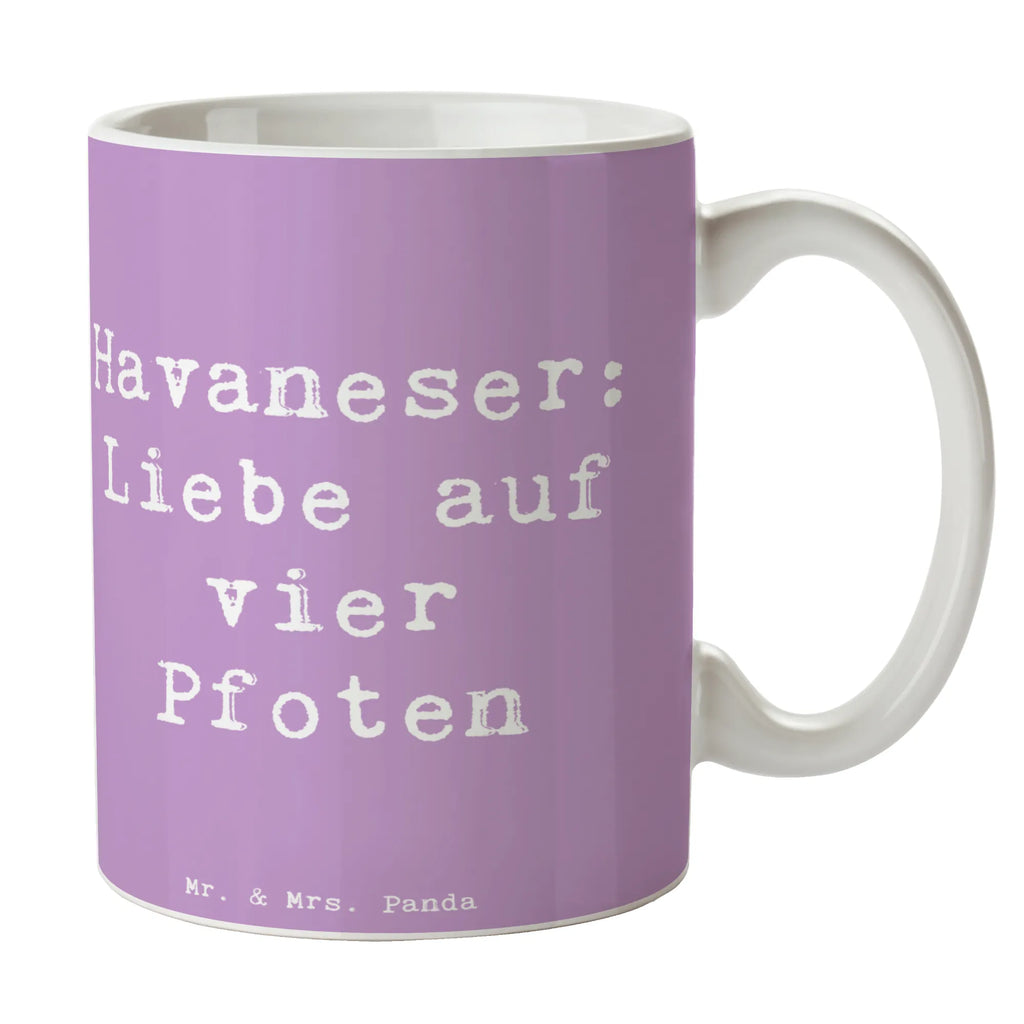 Mug Saying Havaneser: Liebe auf vier Pfoten Keramiktasse, Kaffeetasse, Bürotasse, Tasse mit Motiven, Geschenktasse, Teetasse, Tasse, Porzellantasse, Tasse mit Zitaten, Hund, Hunderasse, Rassehund, Hundebesitzer, Geschenk, Tierfreund, Schenken, Welpe