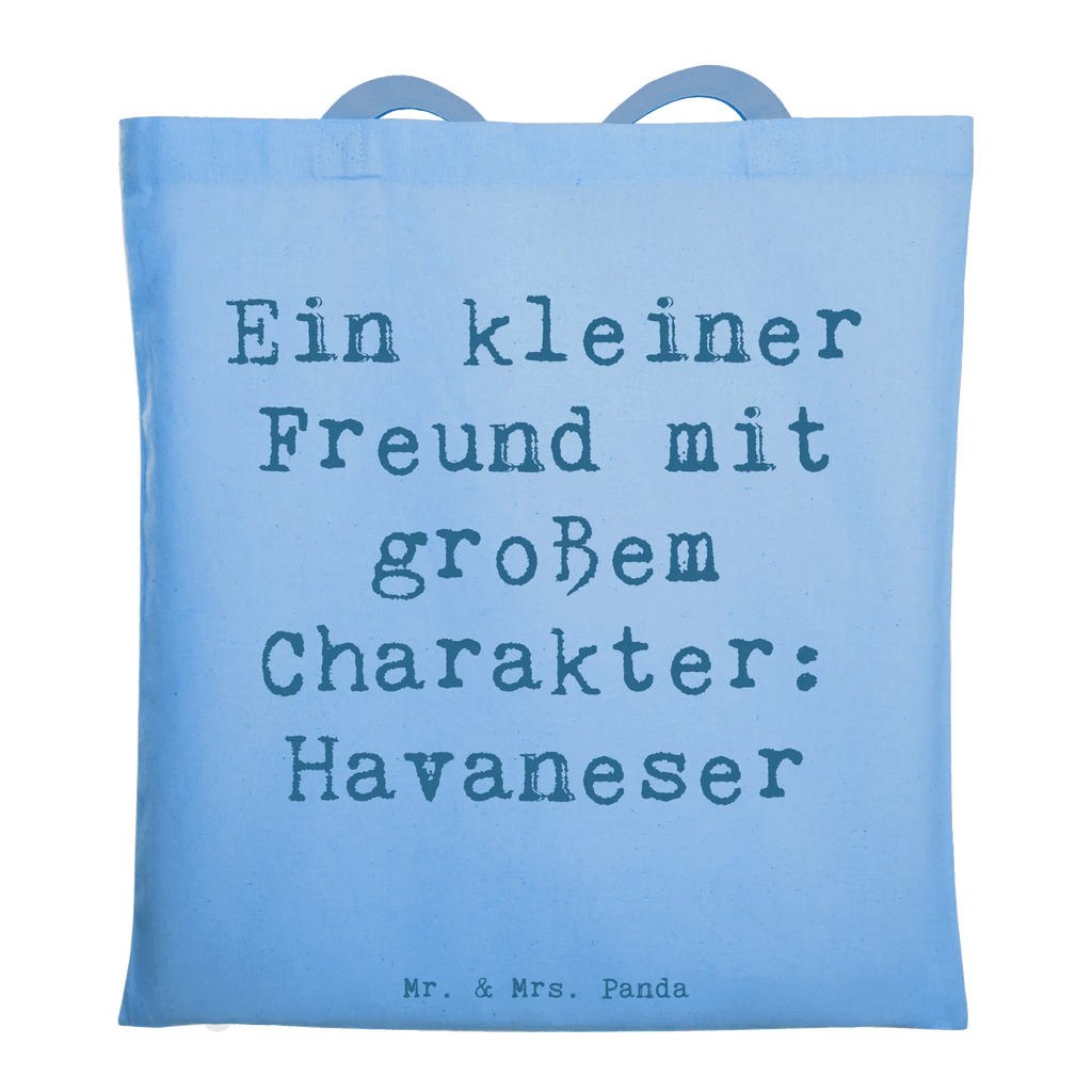 Tote bag Saying Ein kleiner Freund mit großem Charakter: Havaneser Strandtasche, Beuteltasche, Jutebeutel, Stoffbeutel, Einkaufstüte, Shopper, Tasche, Jutetasche, Umhängetasche, Beutel, Laptoptasche, Schultertasche, Einkaufstasche, Badetasche, Stofftasche, Tragetasche, Hund, Hunderasse, Rassehund, Hundebesitzer, Geschenk, Tierfreund, Schenken, Welpe