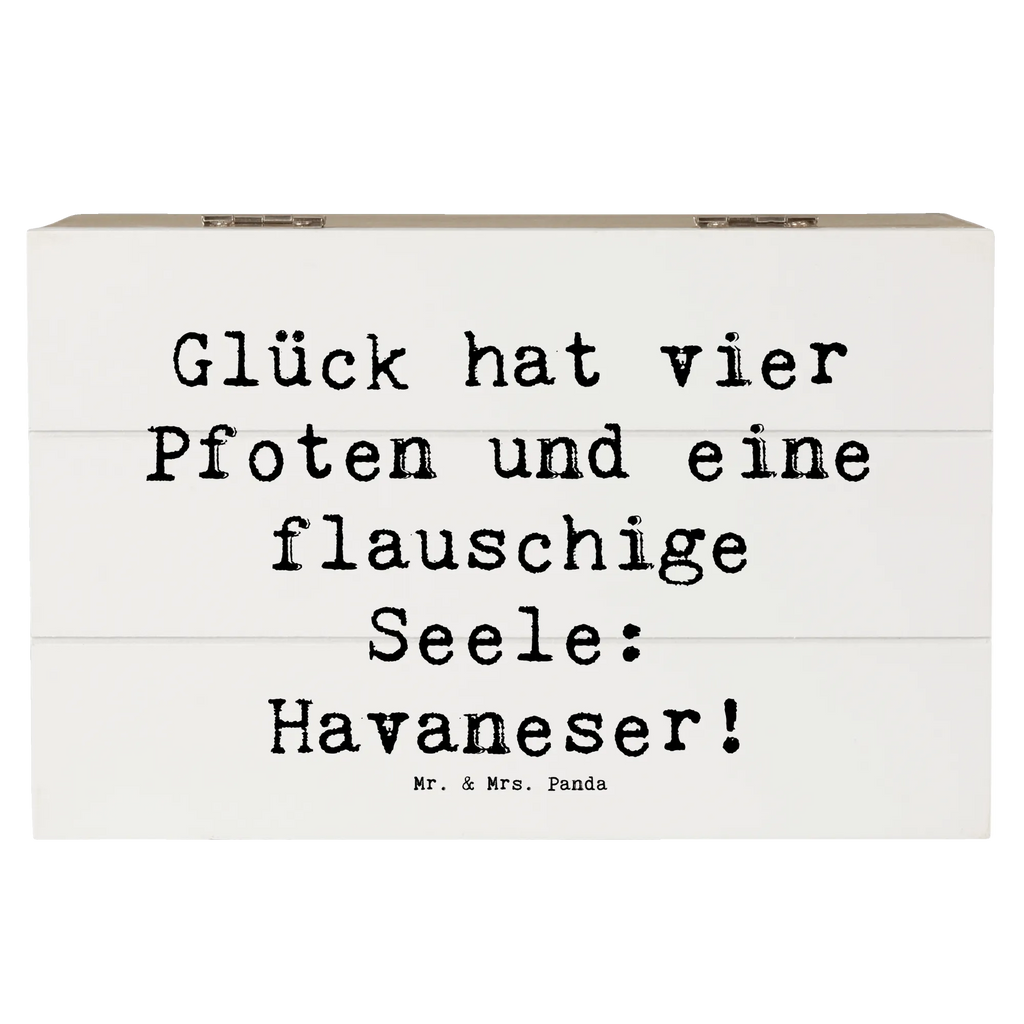 Holzkiste Spruch Havaneser Glück Holzkiste, Truhe, XXL, Geschenkdose, Schatzkiste, Erinnerungskiste, Schatulle, Dekokiste, Erinnerungsbox, Aufbewahrungsbox, Kiste, Geschenkbox, Hund, Hunderasse, Rassehund, Hundebesitzer, Geschenk, Tierfreund, Schenken, Welpe