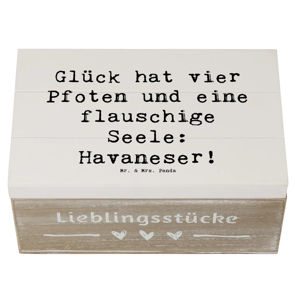 Holzkiste Spruch Havaneser Glück Holzkiste, Truhe, XXL, Geschenkdose, Schatzkiste, Erinnerungskiste, Schatulle, Dekokiste, Erinnerungsbox, Aufbewahrungsbox, Kiste, Geschenkbox, Hund, Hunderasse, Rassehund, Hundebesitzer, Geschenk, Tierfreund, Schenken, Welpe