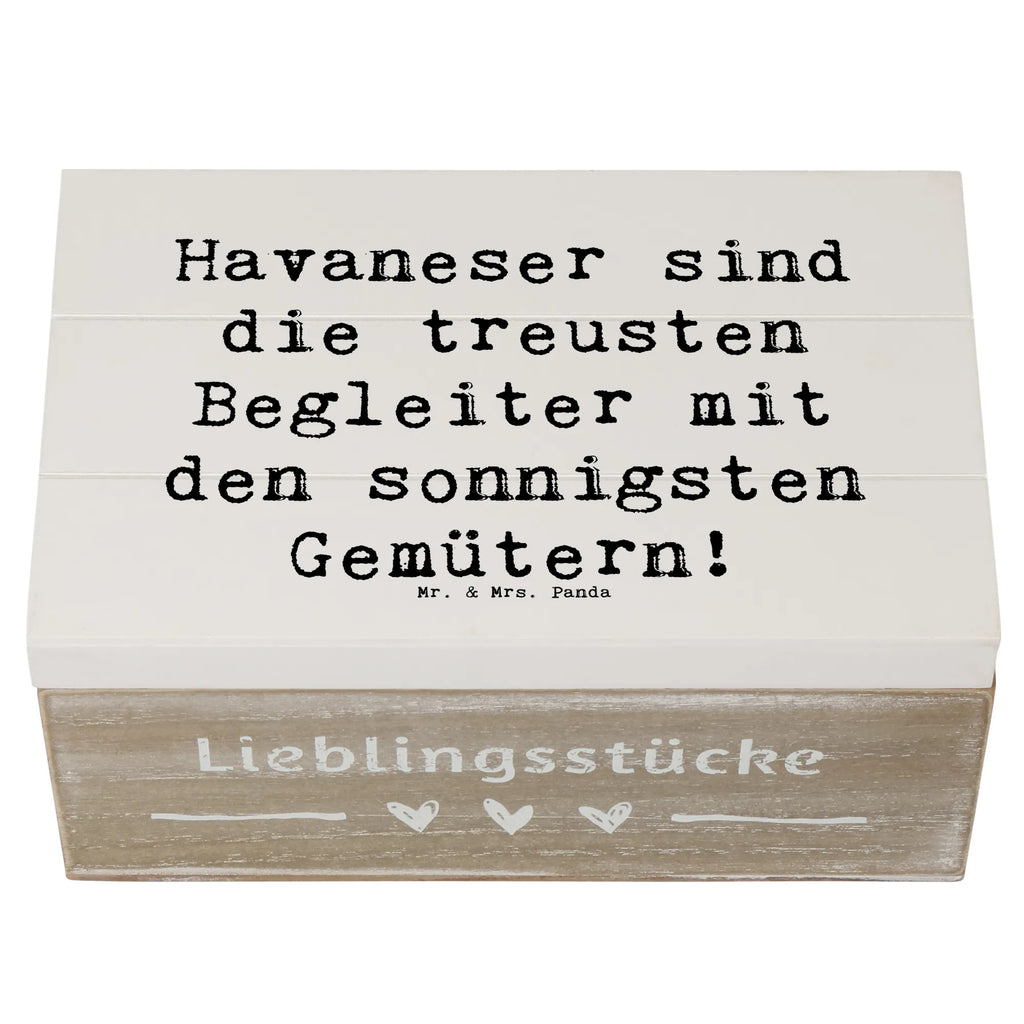 Holzkiste Spruch Havaneser Begleiter Aufbewahrungsbox, Holzkiste, Dekokiste, Geschenkbox, Erinnerungsbox, Schatulle, Schatzkiste, XXL, Kiste, Truhe, Erinnerungskiste, Geschenkdose, Hund, Hunderasse, Rassehund, Hundebesitzer, Geschenk, Tierfreund, Schenken, Welpe