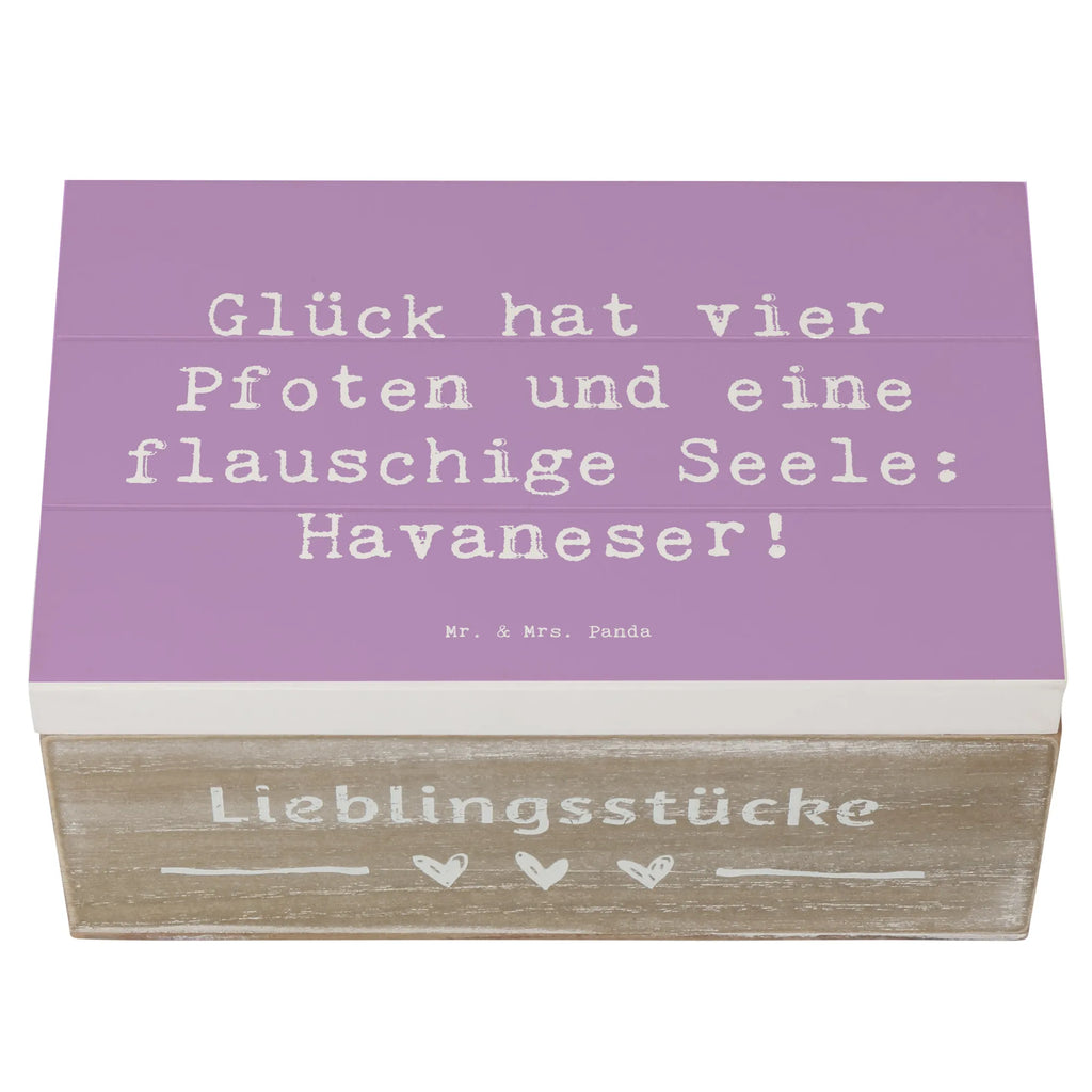 Holzkiste Spruch Havaneser Glück Holzkiste, Truhe, XXL, Geschenkdose, Schatzkiste, Erinnerungskiste, Schatulle, Dekokiste, Erinnerungsbox, Aufbewahrungsbox, Kiste, Geschenkbox, Hund, Hunderasse, Rassehund, Hundebesitzer, Geschenk, Tierfreund, Schenken, Welpe
