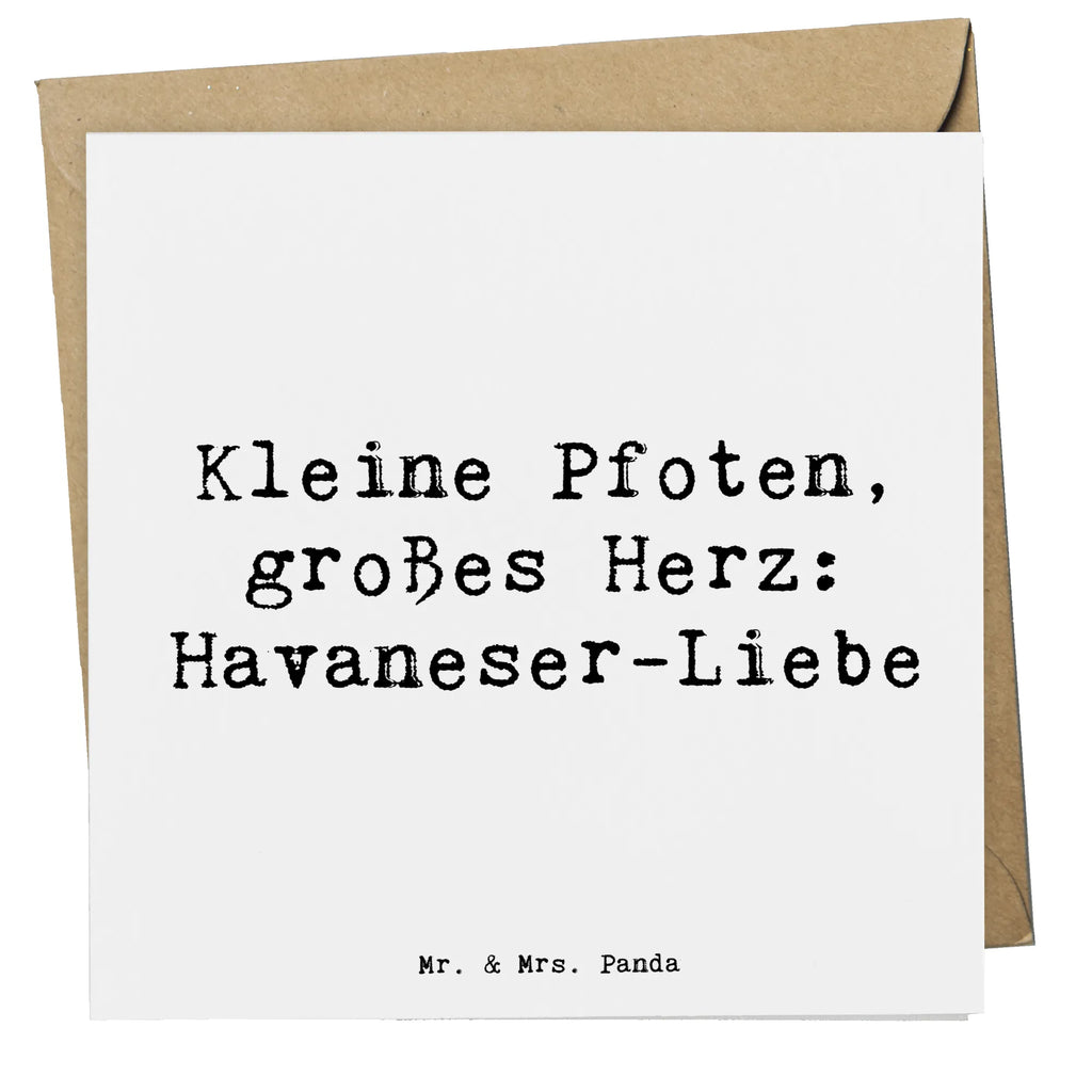 Deluxe Karte Spruch Havaneser Liebe Klappkarte, Grußkarte, Glückwunschkarte, Einladungskarte, Hochzeitskarte, Karte, Hochwertige Klappkarte, Geburtstagskarte, Hochwertige Grußkarte, Hund, Hunderasse, Rassehund, Hundebesitzer, Geschenk, Tierfreund, Schenken, Welpe