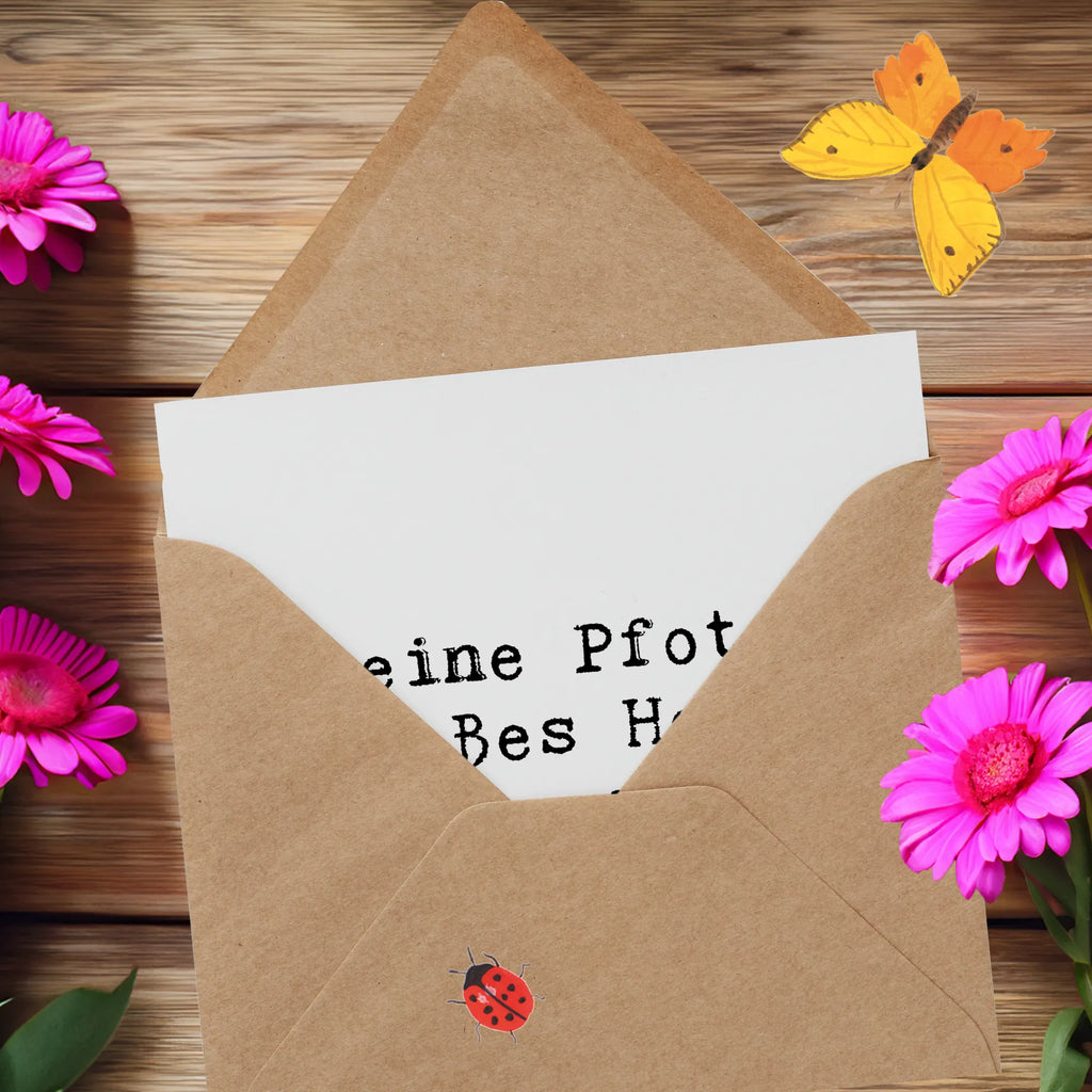 Deluxe Karte Spruch Havaneser Liebe Klappkarte, Grußkarte, Glückwunschkarte, Einladungskarte, Hochzeitskarte, Karte, Hochwertige Klappkarte, Geburtstagskarte, Hochwertige Grußkarte, Hund, Hunderasse, Rassehund, Hundebesitzer, Geschenk, Tierfreund, Schenken, Welpe