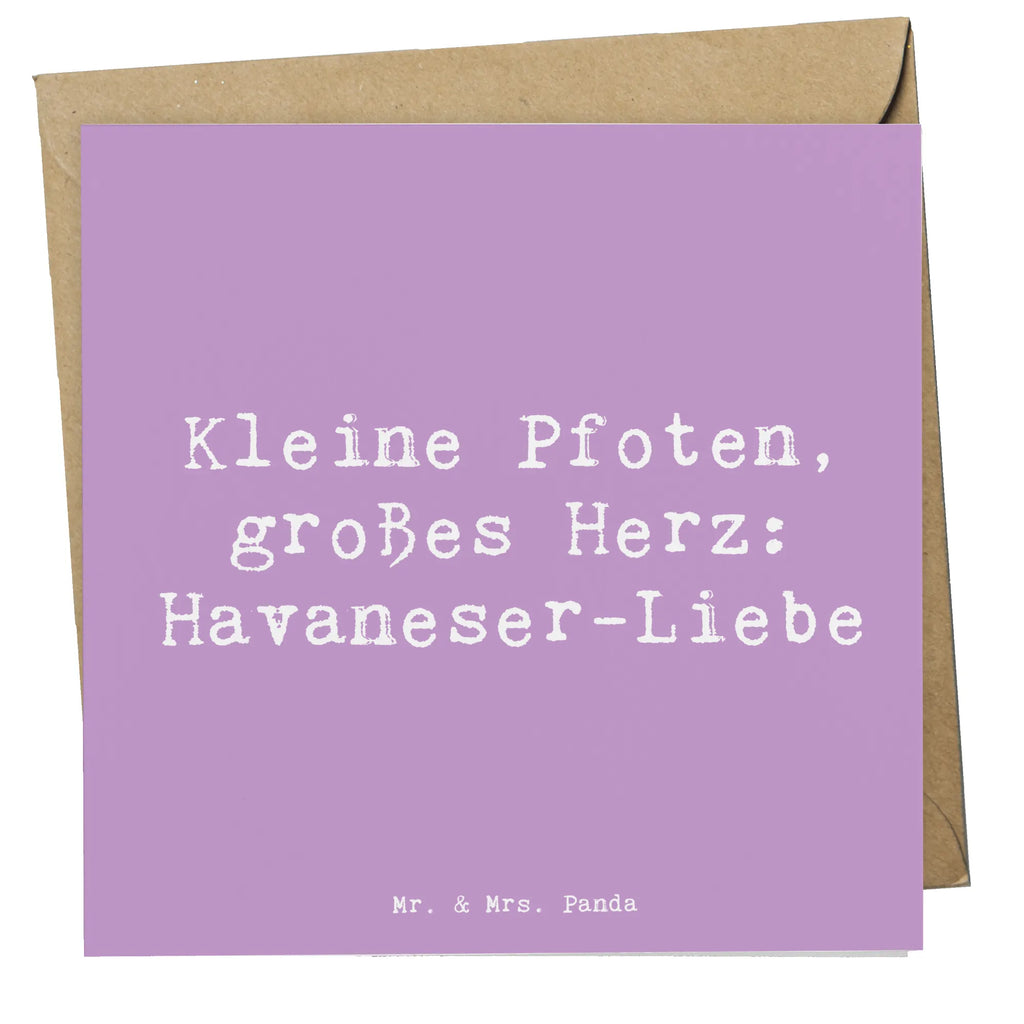 Deluxe Karte Spruch Havaneser Liebe Klappkarte, Grußkarte, Glückwunschkarte, Einladungskarte, Hochzeitskarte, Karte, Hochwertige Klappkarte, Geburtstagskarte, Hochwertige Grußkarte, Hund, Hunderasse, Rassehund, Hundebesitzer, Geschenk, Tierfreund, Schenken, Welpe