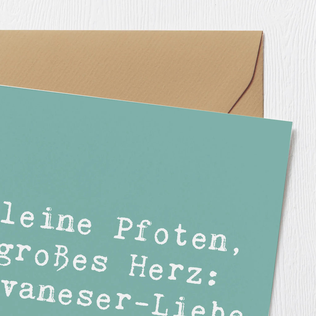 Deluxe Karte Spruch Havaneser Liebe Klappkarte, Grußkarte, Glückwunschkarte, Einladungskarte, Hochzeitskarte, Karte, Hochwertige Klappkarte, Geburtstagskarte, Hochwertige Grußkarte, Hund, Hunderasse, Rassehund, Hundebesitzer, Geschenk, Tierfreund, Schenken, Welpe