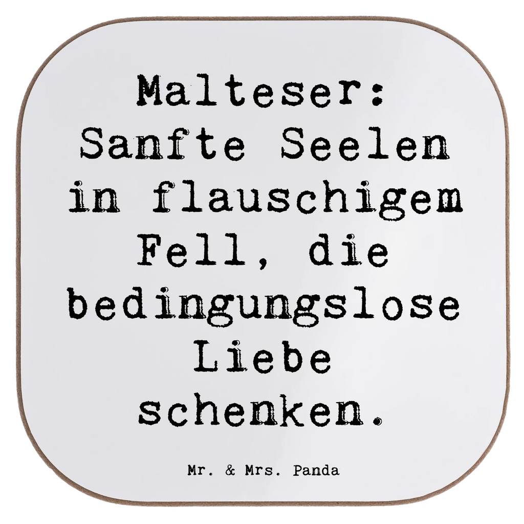 Square coaster Saying Malteser: Sanfte Seelen in flauschigem Fell, die bedingungslose Liebe schenken. Bierdeckel, Untersetzer für Gläser, Glasuntersetzer, Untersetzer aus Holz, Holzuntersetzer, Tassen Untersetzer, Untersetzer Gläser, Untersetzer, Untersetzer Design, Korkuntersetzer, Untersetzer Holz, Getränkeuntersetzer, Hund, Hunderasse, Rassehund, Hundebesitzer, Geschenk, Tierfreund, Schenken, Welpe