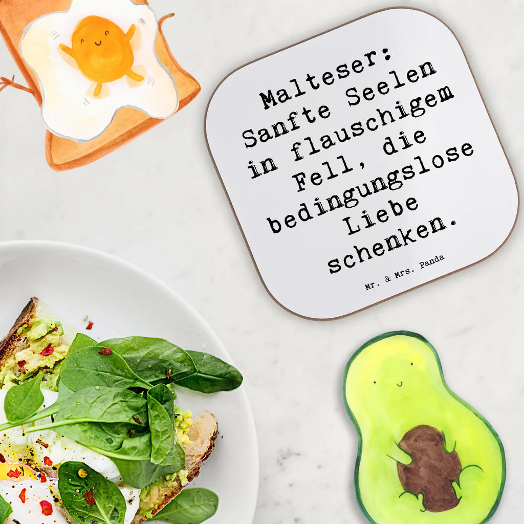 Square coaster Saying Malteser: Sanfte Seelen in flauschigem Fell, die bedingungslose Liebe schenken. Bierdeckel, Untersetzer für Gläser, Glasuntersetzer, Untersetzer aus Holz, Holzuntersetzer, Tassen Untersetzer, Untersetzer Gläser, Untersetzer, Untersetzer Design, Korkuntersetzer, Untersetzer Holz, Getränkeuntersetzer, Hund, Hunderasse, Rassehund, Hundebesitzer, Geschenk, Tierfreund, Schenken, Welpe