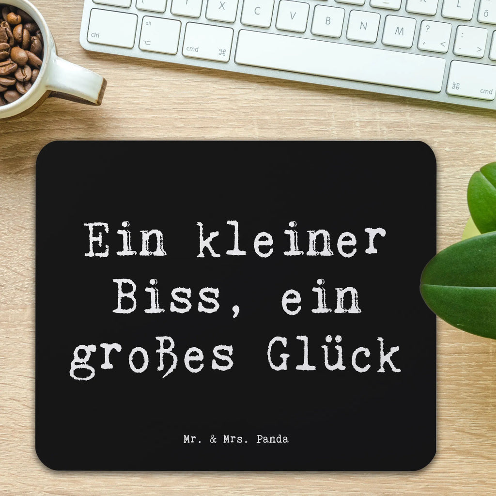 Mouse mat Saying Ein kleiner Biss, ein großes Glück Büroausstattung, Designer Mauspad, Arbeitszimmer, Mousepad, PC Zubehör, Mausunterlage, Mauspad Büro, Einzigartiges Mauspad, Mauspad, Computer zubehör, Hund, Hunderasse, Rassehund, Hundebesitzer, Geschenk, Tierfreund, Schenken, Welpe
