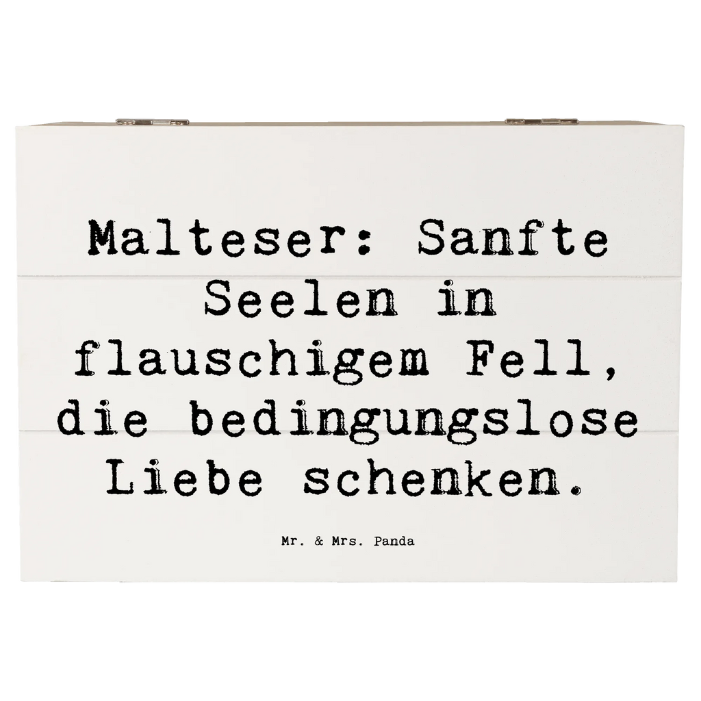 Holzkiste Spruch Malteser Liebe Truhe, Erinnerungsbox, Geschenkdose, Holzkiste, Dekokiste, Kiste, Schatzkiste, Erinnerungskiste, Schatulle, XXL, Aufbewahrungsbox, Geschenkbox, Hund, Hunderasse, Rassehund, Hundebesitzer, Geschenk, Tierfreund, Schenken, Welpe