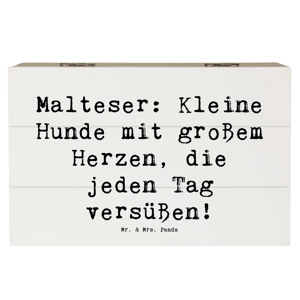Holzkiste Spruch Malteser Herz Geschenkdose, Erinnerungskiste, XXL, Truhe, Erinnerungsbox, Dekokiste, Schatulle, Holzkiste, Aufbewahrungsbox, Kiste, Schatzkiste, Geschenkbox, Hund, Hunderasse, Rassehund, Hundebesitzer, Geschenk, Tierfreund, Schenken, Welpe