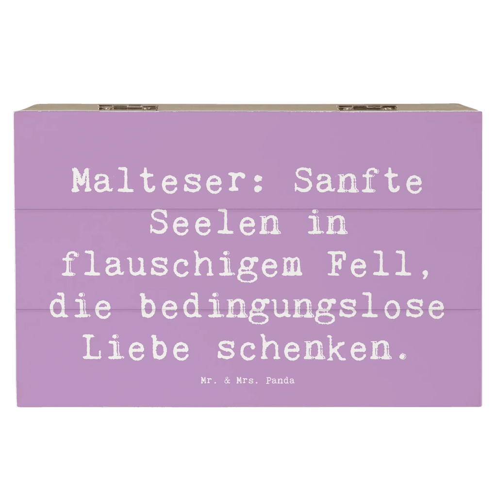 Holzkiste Spruch Malteser Liebe Truhe, Erinnerungsbox, Geschenkdose, Holzkiste, Dekokiste, Kiste, Schatzkiste, Erinnerungskiste, Schatulle, XXL, Aufbewahrungsbox, Geschenkbox, Hund, Hunderasse, Rassehund, Hundebesitzer, Geschenk, Tierfreund, Schenken, Welpe