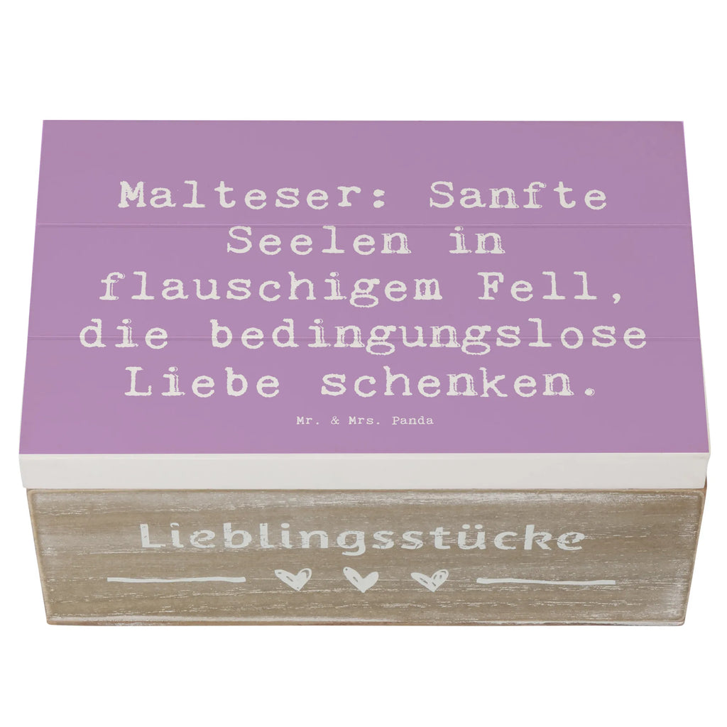 Holzkiste Spruch Malteser Liebe Truhe, Erinnerungsbox, Geschenkdose, Holzkiste, Dekokiste, Kiste, Schatzkiste, Erinnerungskiste, Schatulle, XXL, Aufbewahrungsbox, Geschenkbox, Hund, Hunderasse, Rassehund, Hundebesitzer, Geschenk, Tierfreund, Schenken, Welpe