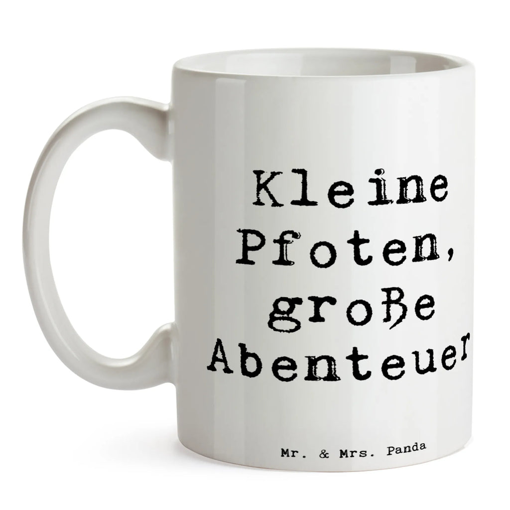 Tasse Spruch Chihuahua Abenteuer Tasse mit Zitaten, Tasse, Tasse mit Motiven, Porzellantasse, Teetasse, Keramiktasse, Kaffeetasse, Bürotasse, Geschenktasse, Hund, Hunderasse, Rassehund, Hundebesitzer, Geschenk, Tierfreund, Schenken, Welpe