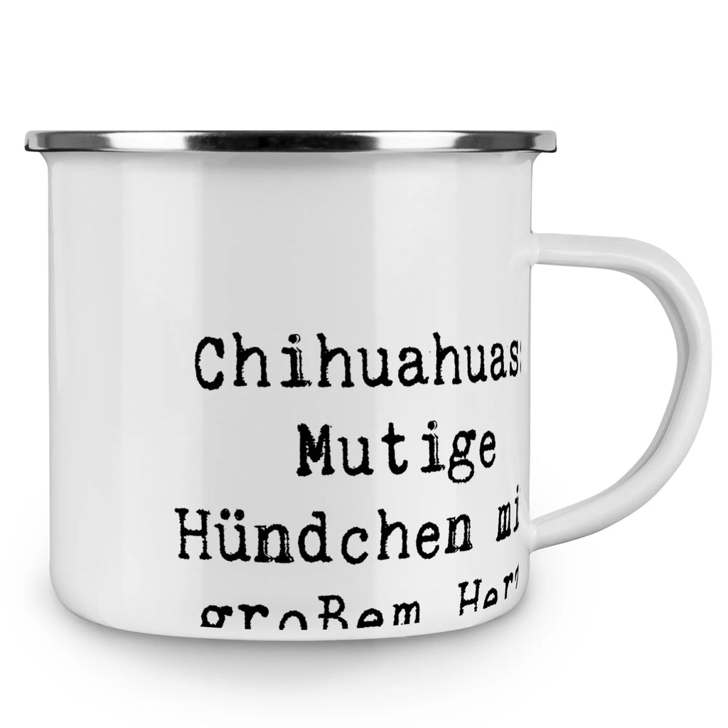 Enamel camping mug Saying Chihuahuas: Mutige Hündchen mit großem Herz Metalltasse, Emaille Trinkbecher, Tasse Emaille, Outdoor Becher, Emaille Tasse, Camping Tassen, Camping Tasse Metall, Campingbecher, Trinkbecher, Emaille Becher Camping, Emaille Tassen, Camping Tassen Emaille, Outdoor Tasse, Blechtassen, Camping Becher, Emaille Campingbecher, Blechtasse Outdoor, Emaille Tasse Camping, Metalltasse für Camping, Campingtassen, Tasse Camping, Blechtasse, Camping Becher Edelstahl, Emailletasse, Edelstahl Trinkbecher, Campingtasse, Metall Tasse, Emaille Becher, Kaffee Blechtasse, Camping Tasse Emaille, Hund, Hunderasse, Rassehund, Hundebesitzer, Geschenk, Tierfreund, Schenken, Welpe