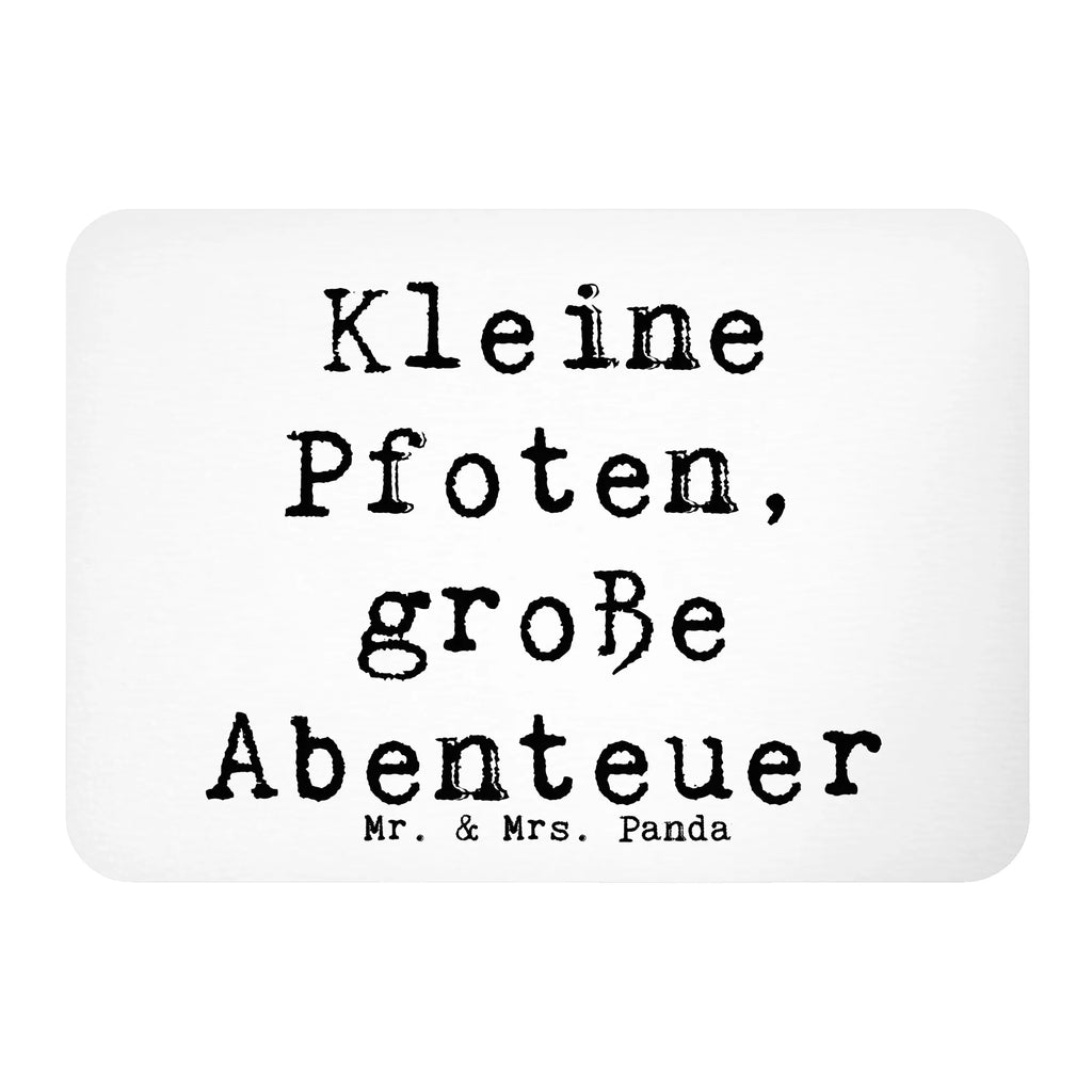 Magnet Saying Kleine Pfoten, große Abenteuer Notiz Magnet, Dekomagnet, Kühlschrankmagnet, Pinnwandmagnet, Souvenir Magnet, Motivmagnete, Whiteboard Magnet, Kühlschrank Dekoration, Hund, Hunderasse, Rassehund, Hundebesitzer, Geschenk, Tierfreund, Schenken, Welpe