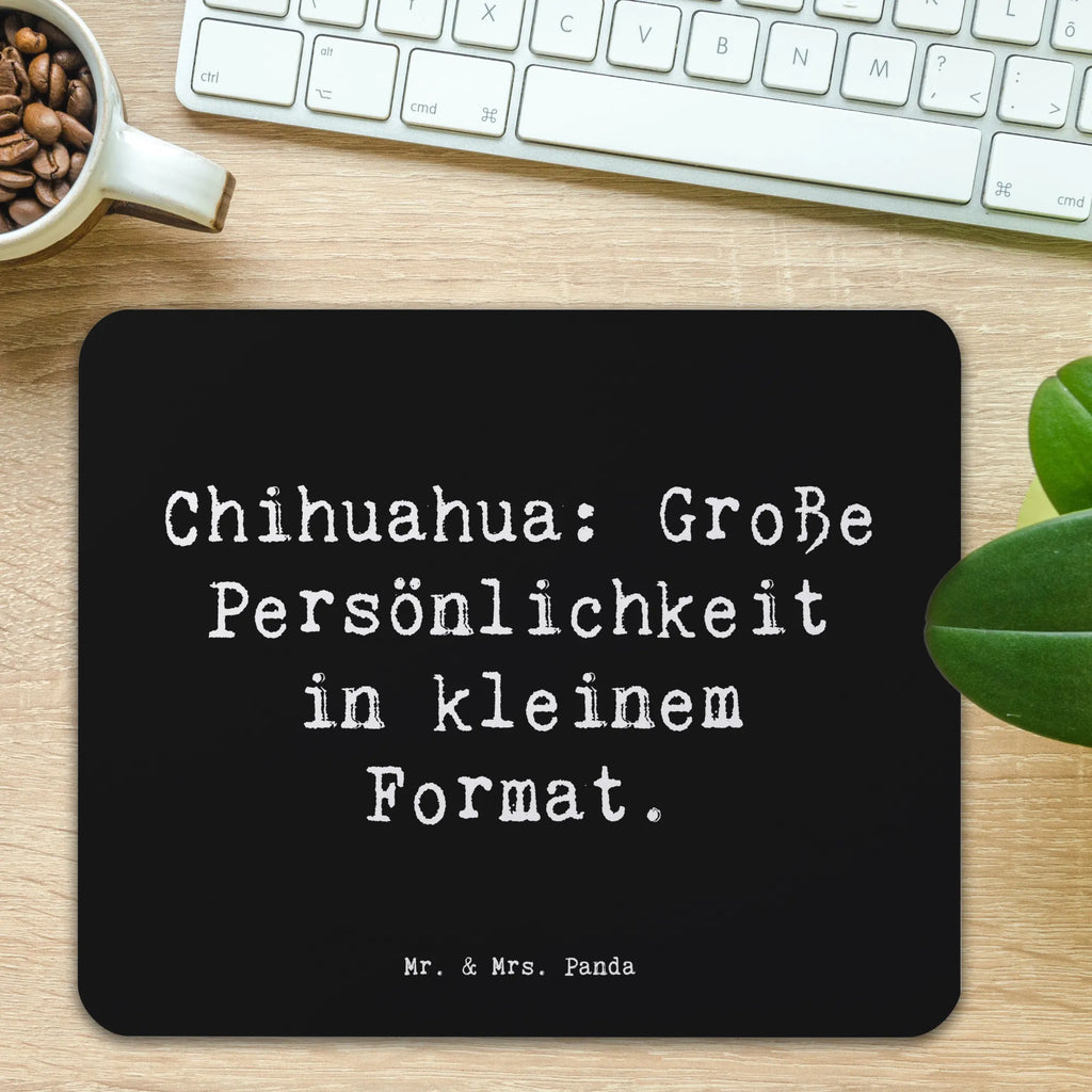 Mouse mat Saying Chihuahua: Große Persönlichkeit in kleinem Format. Designer Mauspad, Mauspad, Büroausstattung, PC Zubehör, Mauspad Büro, Einzigartiges Mauspad, Mausunterlage, Arbeitszimmer, Computer zubehör, Mousepad, Hund, Hunderasse, Rassehund, Hundebesitzer, Geschenk, Tierfreund, Schenken, Welpe