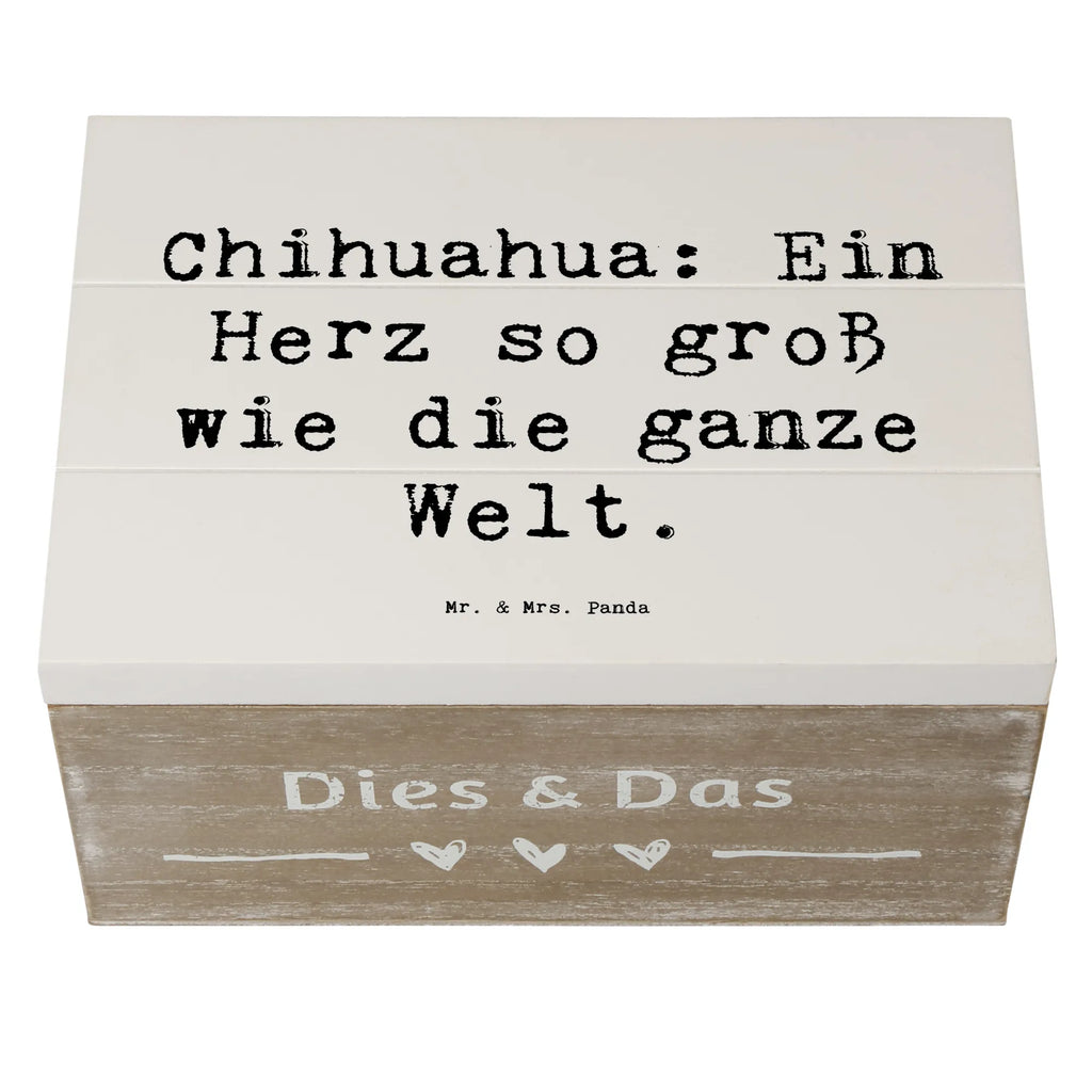 Holzkiste Spruch Chihuahua Herz Schatulle, Holzkiste, Erinnerungsbox, Geschenkdose, XXL, Aufbewahrungsbox, Kiste, Erinnerungskiste, Truhe, Dekokiste, Geschenkbox, Schatzkiste, Hund, Hunderasse, Rassehund, Hundebesitzer, Geschenk, Tierfreund, Schenken, Welpe