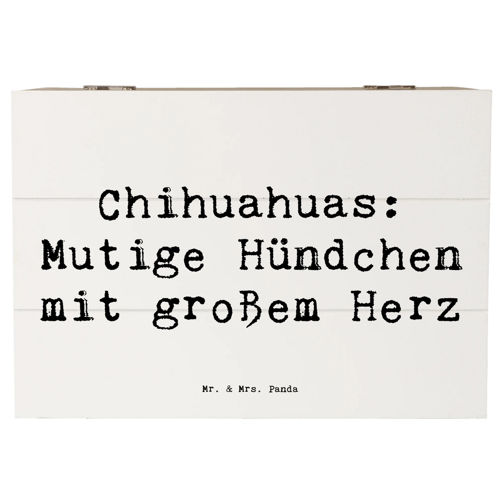Holzkiste Spruch Chihuahua Mut Kiste, Schatulle, Erinnerungskiste, Truhe, Geschenkbox, XXL, Erinnerungsbox, Schatzkiste, Holzkiste, Geschenkdose, Dekokiste, Aufbewahrungsbox, Hund, Hunderasse, Rassehund, Hundebesitzer, Geschenk, Tierfreund, Schenken, Welpe