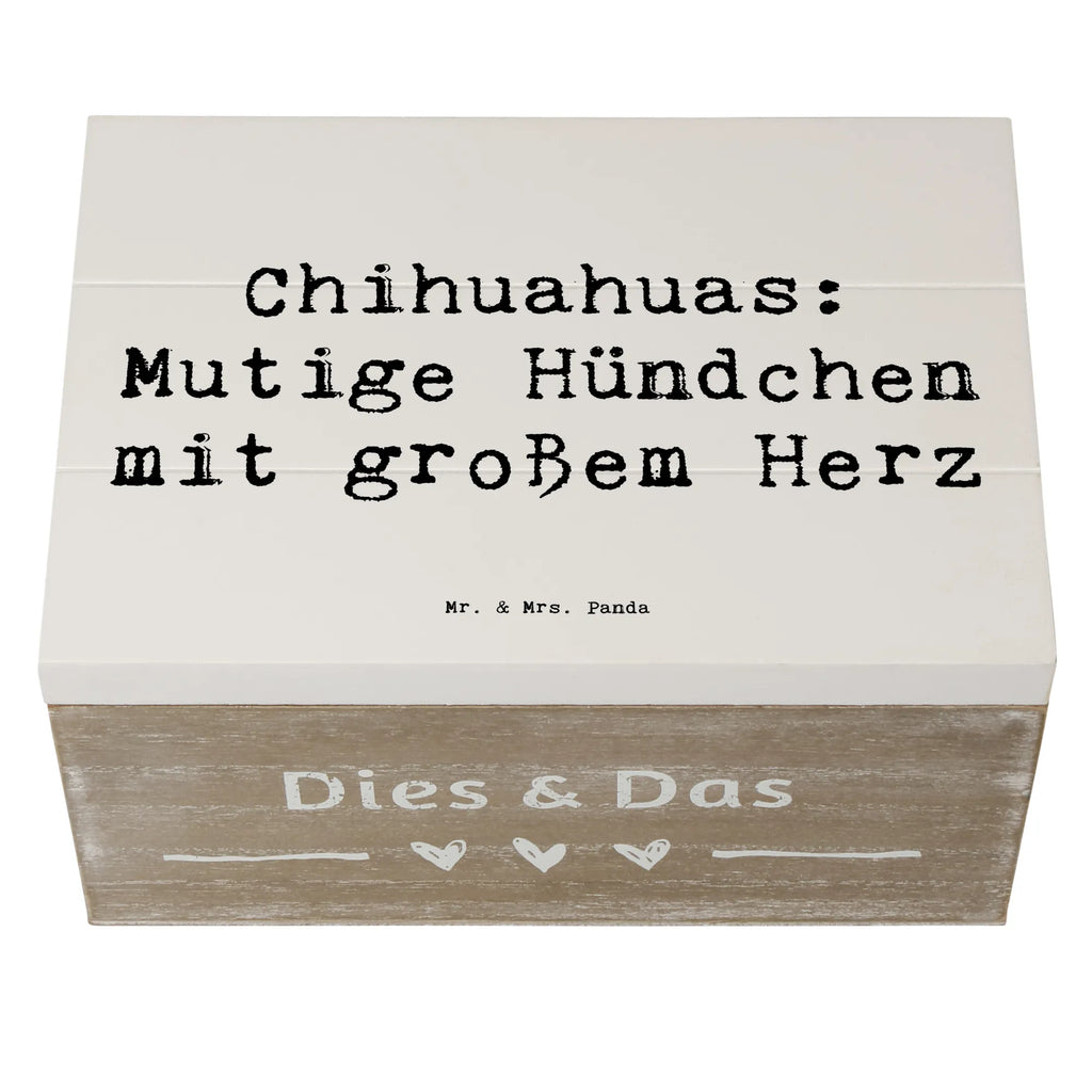 Holzkiste Spruch Chihuahua Mut Kiste, Schatulle, Erinnerungskiste, Truhe, Geschenkbox, XXL, Erinnerungsbox, Schatzkiste, Holzkiste, Geschenkdose, Dekokiste, Aufbewahrungsbox, Hund, Hunderasse, Rassehund, Hundebesitzer, Geschenk, Tierfreund, Schenken, Welpe