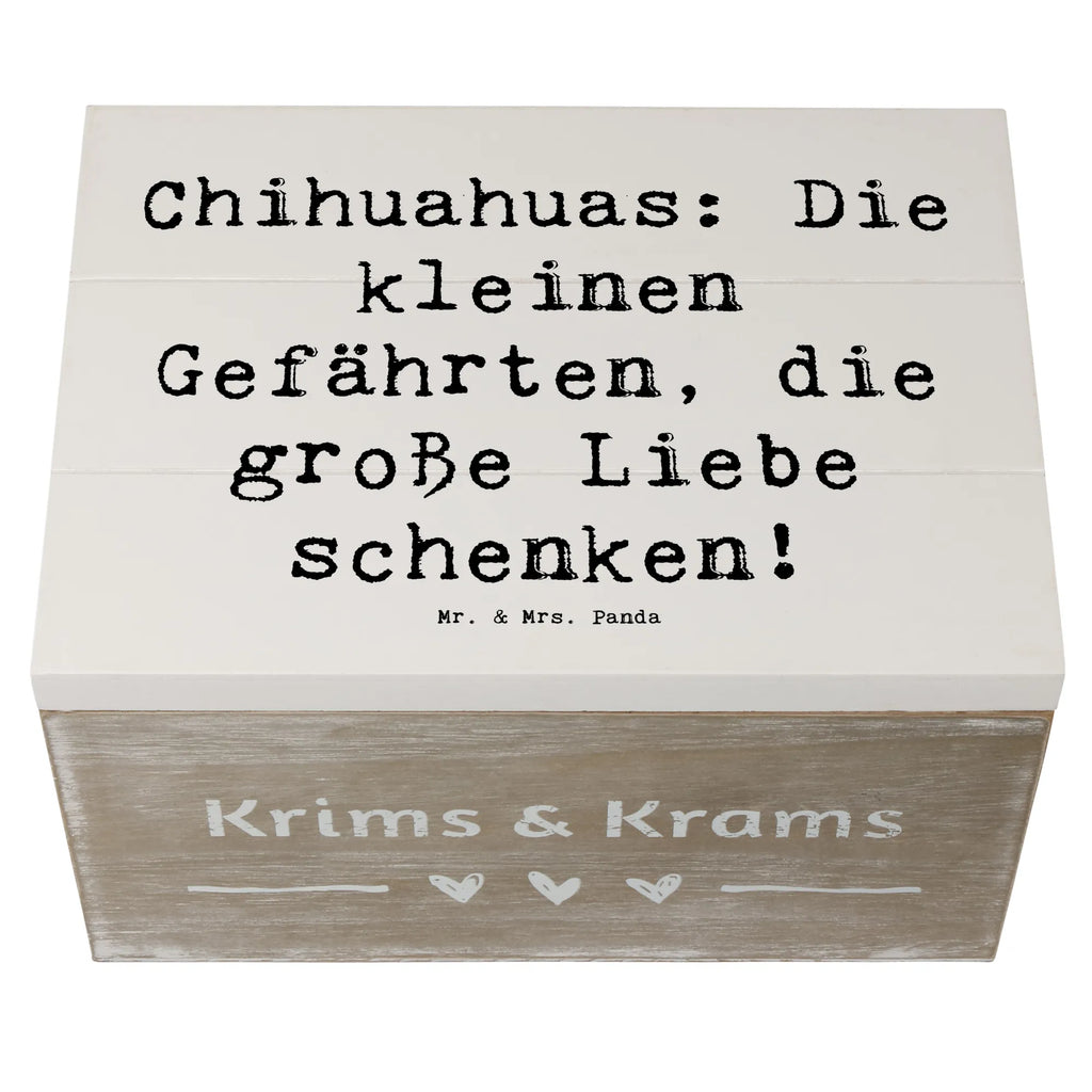 Holzkiste Spruch Chihuahua Liebe Erinnerungsbox, Geschenkbox, Kiste, Schatulle, Geschenkdose, Aufbewahrungsbox, Holzkiste, Dekokiste, Erinnerungskiste, Schatzkiste, XXL, Truhe, Hund, Hunderasse, Rassehund, Hundebesitzer, Geschenk, Tierfreund, Schenken, Welpe
