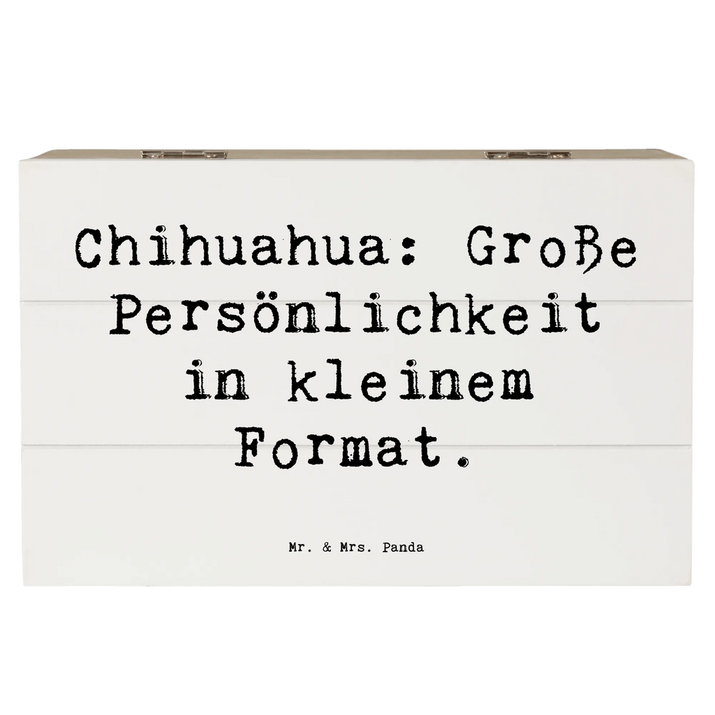 Holzkiste Spruch Chihuahua Persönlichkeit Geschenkbox, Kiste, Schatulle, Erinnerungskiste, Erinnerungsbox, Geschenkdose, Holzkiste, Truhe, Aufbewahrungsbox, XXL, Schatzkiste, Dekokiste, Hund, Hunderasse, Rassehund, Hundebesitzer, Geschenk, Tierfreund, Schenken, Welpe
