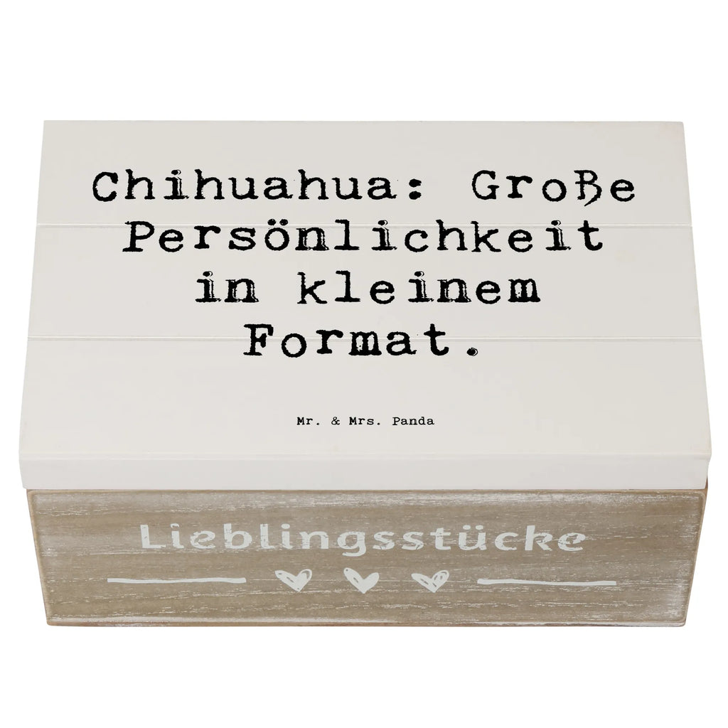 Holzkiste Spruch Chihuahua Persönlichkeit Geschenkbox, Kiste, Schatulle, Erinnerungskiste, Erinnerungsbox, Geschenkdose, Holzkiste, Truhe, Aufbewahrungsbox, XXL, Schatzkiste, Dekokiste, Hund, Hunderasse, Rassehund, Hundebesitzer, Geschenk, Tierfreund, Schenken, Welpe