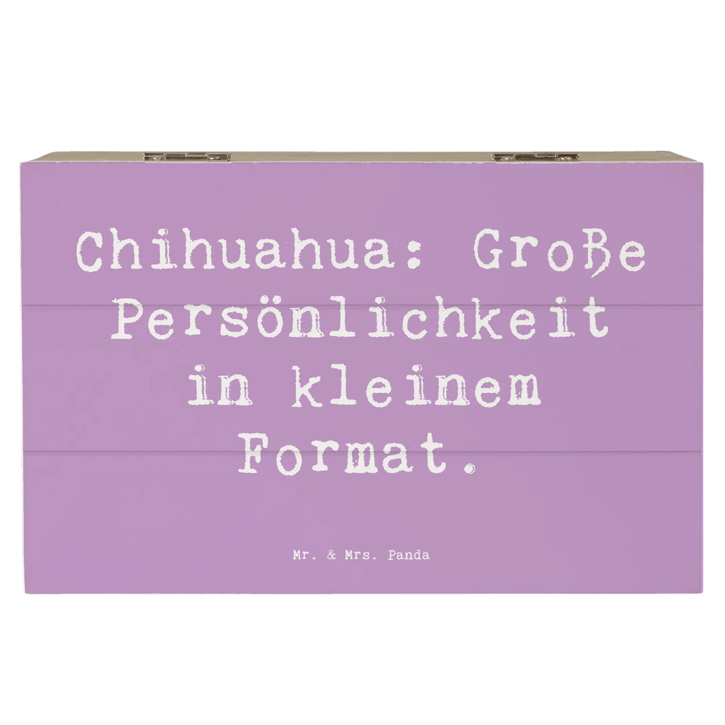 Holzkiste Spruch Chihuahua Persönlichkeit Geschenkbox, Kiste, Schatulle, Erinnerungskiste, Erinnerungsbox, Geschenkdose, Holzkiste, Truhe, Aufbewahrungsbox, XXL, Schatzkiste, Dekokiste, Hund, Hunderasse, Rassehund, Hundebesitzer, Geschenk, Tierfreund, Schenken, Welpe