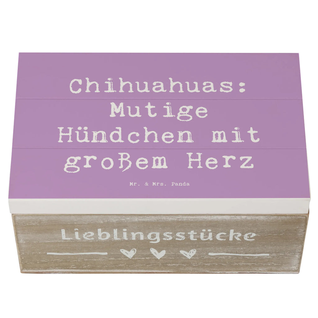 Holzkiste Spruch Chihuahua Mut Kiste, Schatulle, Erinnerungskiste, Truhe, Geschenkbox, XXL, Erinnerungsbox, Schatzkiste, Holzkiste, Geschenkdose, Dekokiste, Aufbewahrungsbox, Hund, Hunderasse, Rassehund, Hundebesitzer, Geschenk, Tierfreund, Schenken, Welpe