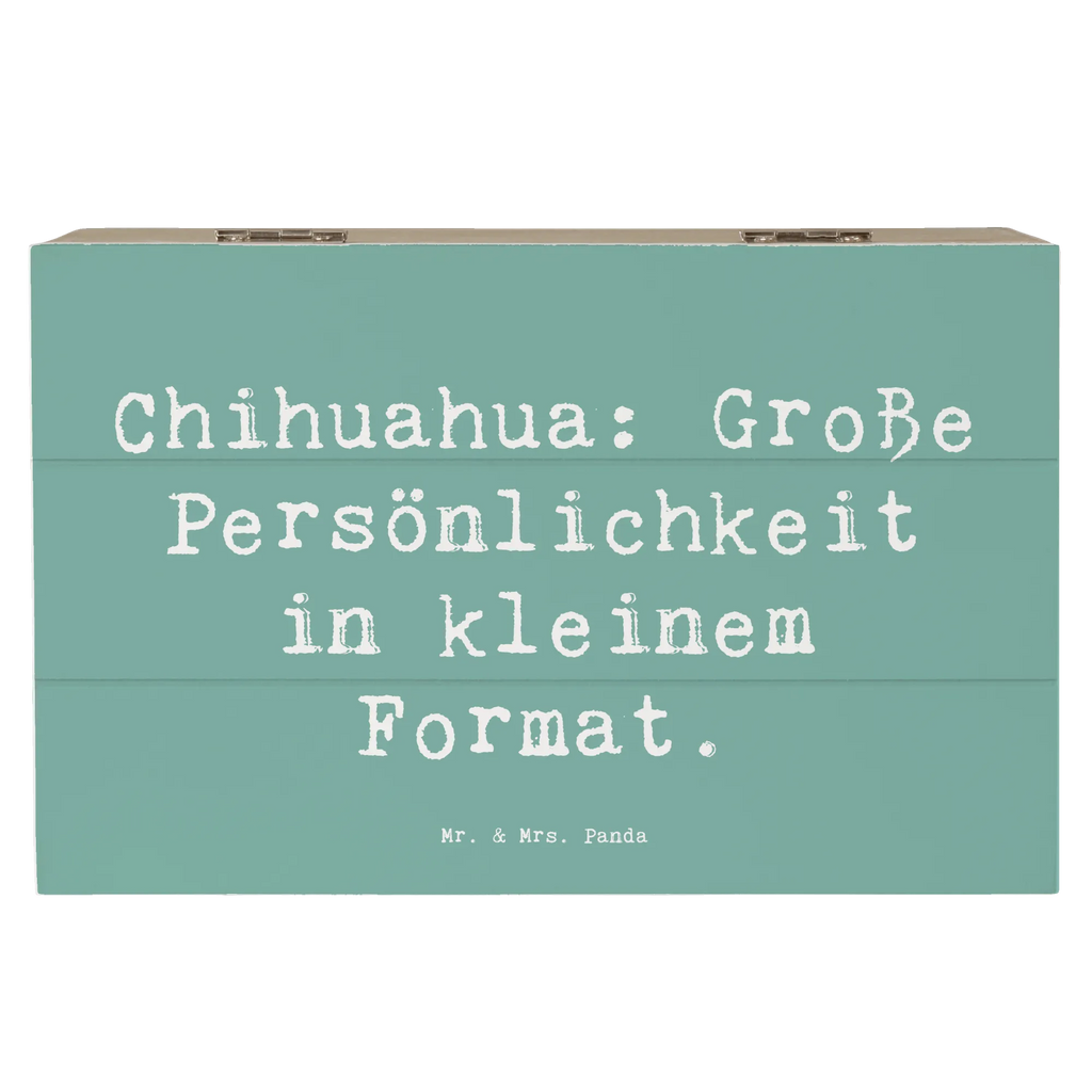 Holzkiste Spruch Chihuahua Persönlichkeit Geschenkbox, Kiste, Schatulle, Erinnerungskiste, Erinnerungsbox, Geschenkdose, Holzkiste, Truhe, Aufbewahrungsbox, XXL, Schatzkiste, Dekokiste, Hund, Hunderasse, Rassehund, Hundebesitzer, Geschenk, Tierfreund, Schenken, Welpe