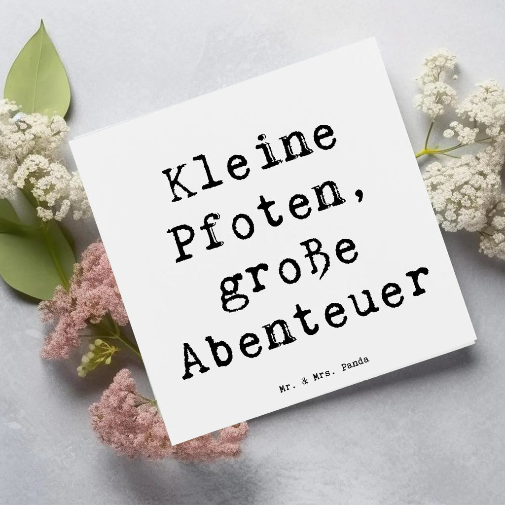 Deluxe Karte Spruch Chihuahua Abenteuer Grußkarte, Karte, Einladungskarte, Hochzeitskarte, Klappkarte, Hochwertige Grußkarte, Hochwertige Klappkarte, Geburtstagskarte, Glückwunschkarte, Hund, Hunderasse, Rassehund, Hundebesitzer, Geschenk, Tierfreund, Schenken, Welpe