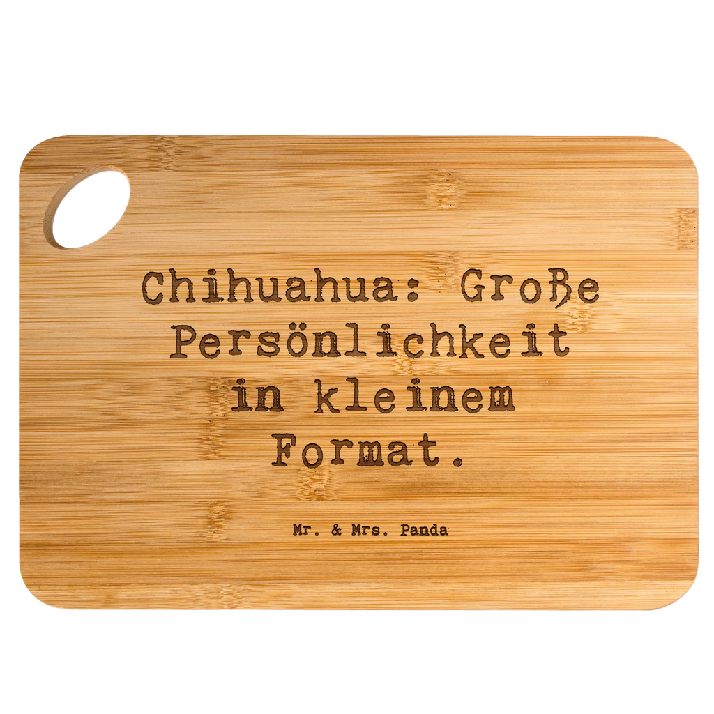 Bamboo chopping board Saying Chihuahua: Große Persönlichkeit in kleinem Format. cutting block, slices, breakfast, board, engraving, kitchen board, robust, cutting board, breakfast board, wood, dulcimer, solid, bamboo, kitchen, nature, carving board, Dog, dog breed, purebred dog, dog owner, gift, animal lover, giving, puppy