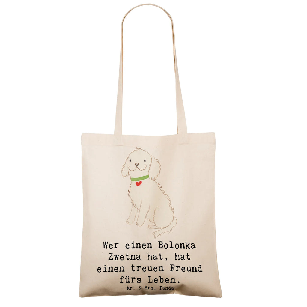 Tote bag Wer einen Bolonka Zwetna hat, hat einen treuen Freund fürs Leben. Beuteltasche, Jutebeutel, Jutetasche, Badetasche, Laptoptasche, Stofftasche, Beutel, Umhängetasche, Strandtasche, Tragetasche, Shopper, Einkaufstasche, Stoffbeutel, Schultertasche, Einkaufstüte, Tasche, Hund, Hunderasse, Rassehund, Hundebesitzer, Geschenk, Tierfreund, Schenken, Welpe