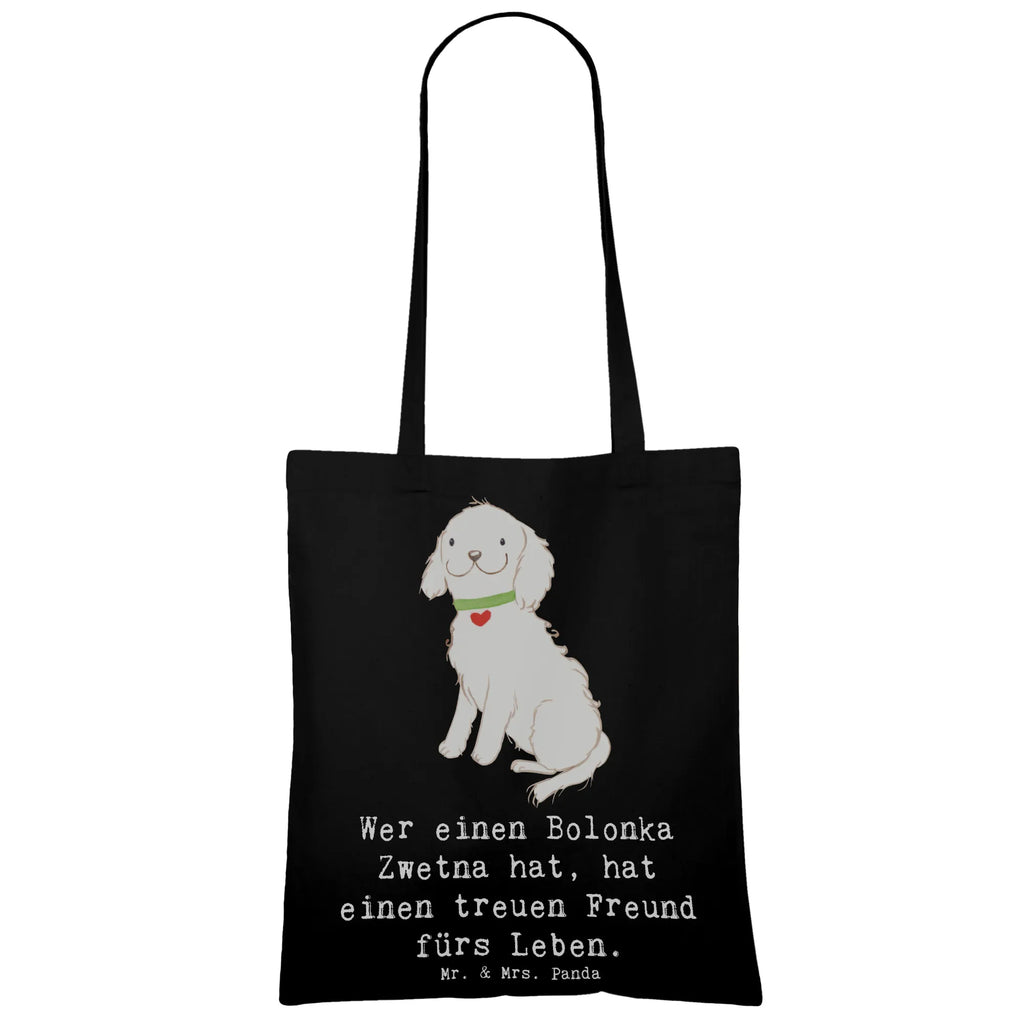 Tote bag Wer einen Bolonka Zwetna hat, hat einen treuen Freund fürs Leben. Beuteltasche, Jutebeutel, Jutetasche, Badetasche, Laptoptasche, Stofftasche, Beutel, Umhängetasche, Strandtasche, Tragetasche, Shopper, Einkaufstasche, Stoffbeutel, Schultertasche, Einkaufstüte, Tasche, Hund, Hunderasse, Rassehund, Hundebesitzer, Geschenk, Tierfreund, Schenken, Welpe
