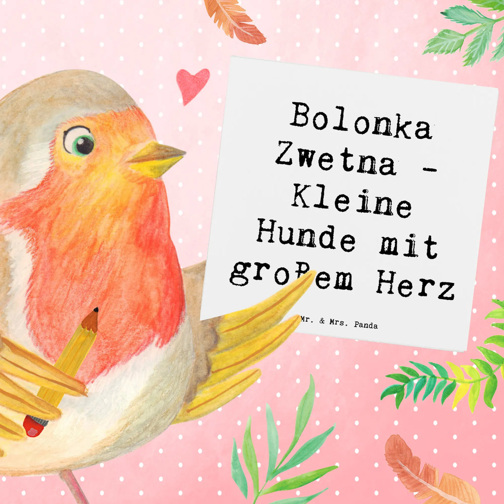 Deluxe Card Saying Bolonka Zwetna - Kleine Hunde mit großem Herz Hochwertige Grußkarte, Geburtstagskarte, Karte, Grußkarte, Klappkarte, Glückwunschkarte, Hochwertige Klappkarte, Hochzeitskarte, Einladungskarte, Hund, Hunderasse, Rassehund, Hundebesitzer, Geschenk, Tierfreund, Schenken, Welpe
