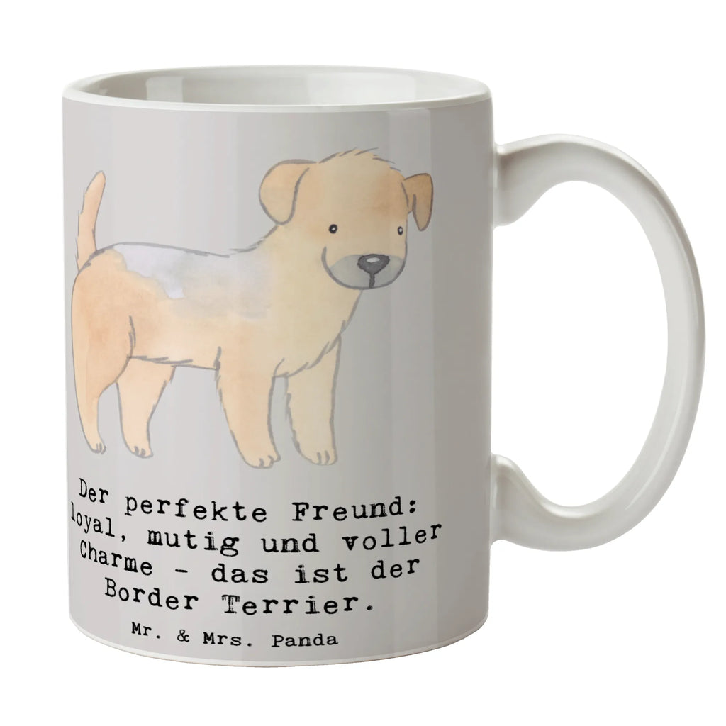 Tasse Border Terrier Freund Bürotasse, Geschenktasse, Teetasse, Kaffeetasse, Porzellantasse, Tasse mit Motiven, Tasse mit Zitaten, Keramiktasse, Tasse, Hund, Hunderasse, Rassehund, Hundebesitzer, Geschenk, Tierfreund, Schenken, Welpe