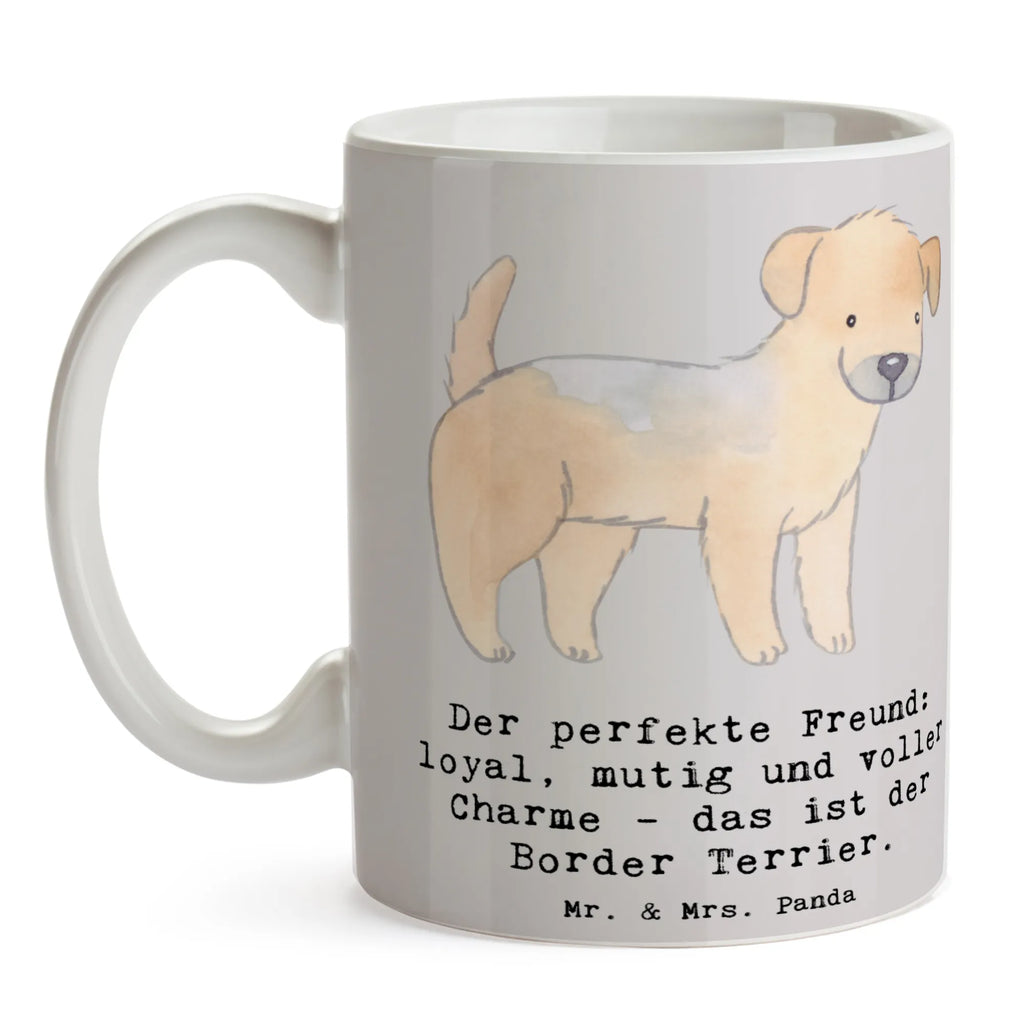 Tasse Border Terrier Freund Bürotasse, Geschenktasse, Teetasse, Kaffeetasse, Porzellantasse, Tasse mit Motiven, Tasse mit Zitaten, Keramiktasse, Tasse, Hund, Hunderasse, Rassehund, Hundebesitzer, Geschenk, Tierfreund, Schenken, Welpe