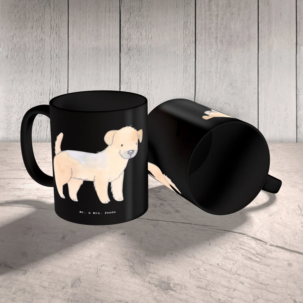 Tasse Border Terrier Freund Bürotasse, Geschenktasse, Teetasse, Kaffeetasse, Porzellantasse, Tasse mit Motiven, Tasse mit Zitaten, Keramiktasse, Tasse, Hund, Hunderasse, Rassehund, Hundebesitzer, Geschenk, Tierfreund, Schenken, Welpe