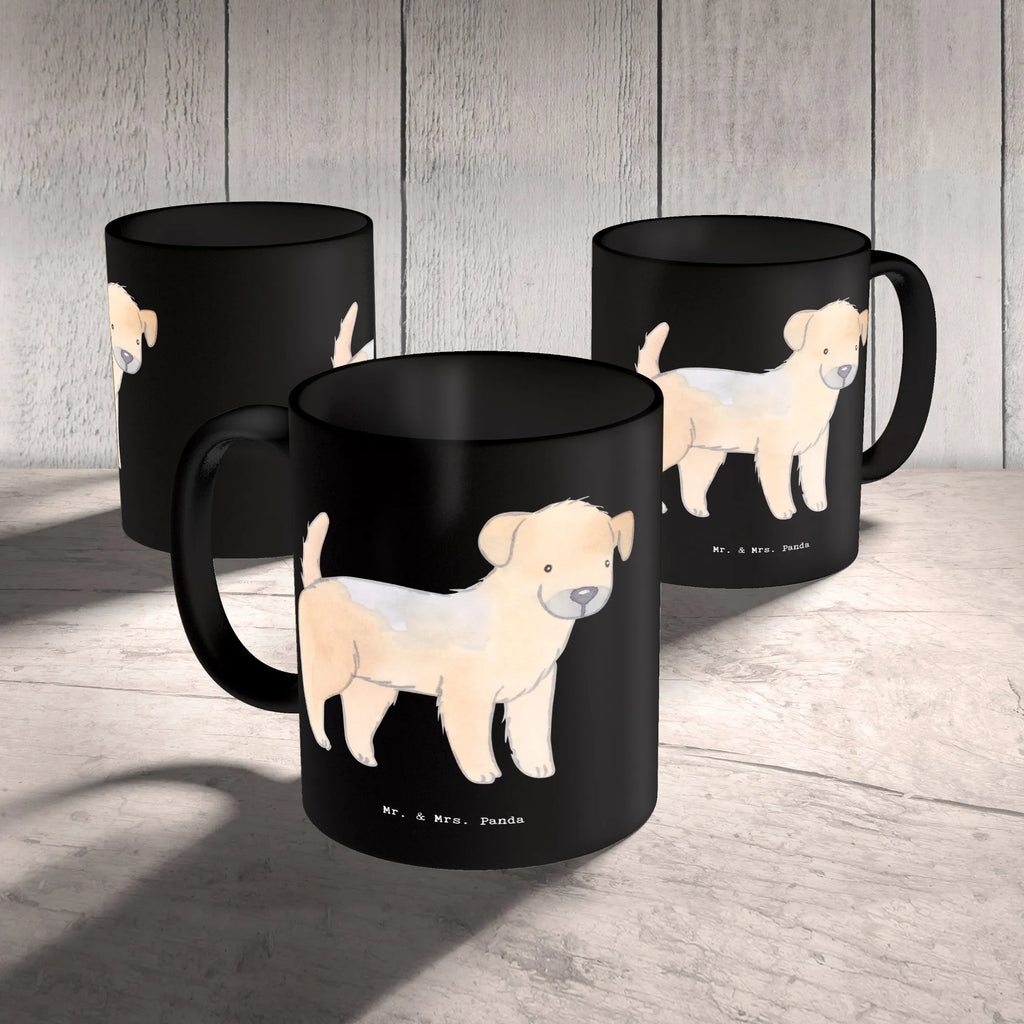 Tasse Border Terrier Freund Bürotasse, Geschenktasse, Teetasse, Kaffeetasse, Porzellantasse, Tasse mit Motiven, Tasse mit Zitaten, Keramiktasse, Tasse, Hund, Hunderasse, Rassehund, Hundebesitzer, Geschenk, Tierfreund, Schenken, Welpe
