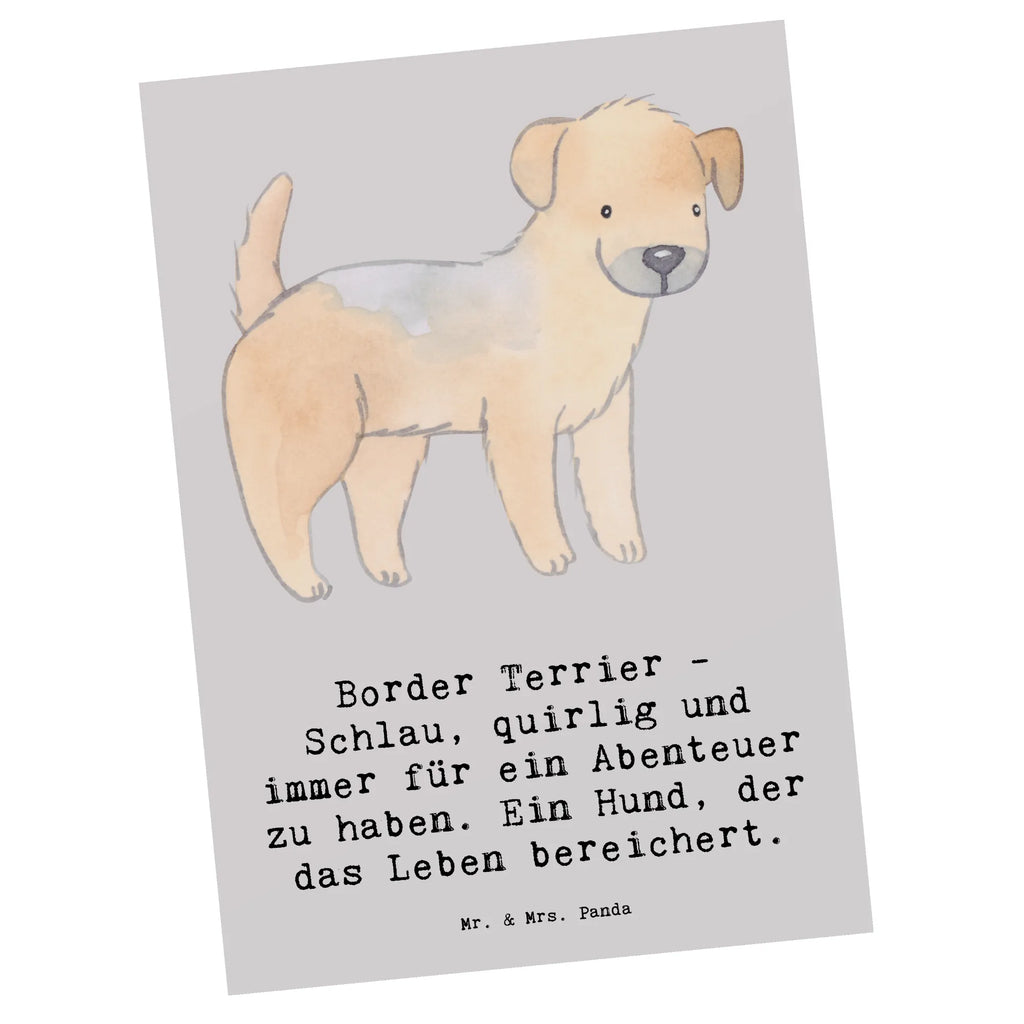 Postkarte Border Terrier Abenteuer Karte, Geschenkkarte, Einladungskarte, Grußkarte, Postkarte, Ansichtskarte, Einladungskarten Geburtstag, Einladung, Dankeskarte, Ansichtskarten, Einladung Geburtstag, Geburtstagskarte, Hund, Hunderasse, Rassehund, Hundebesitzer, Geschenk, Tierfreund, Schenken, Welpe