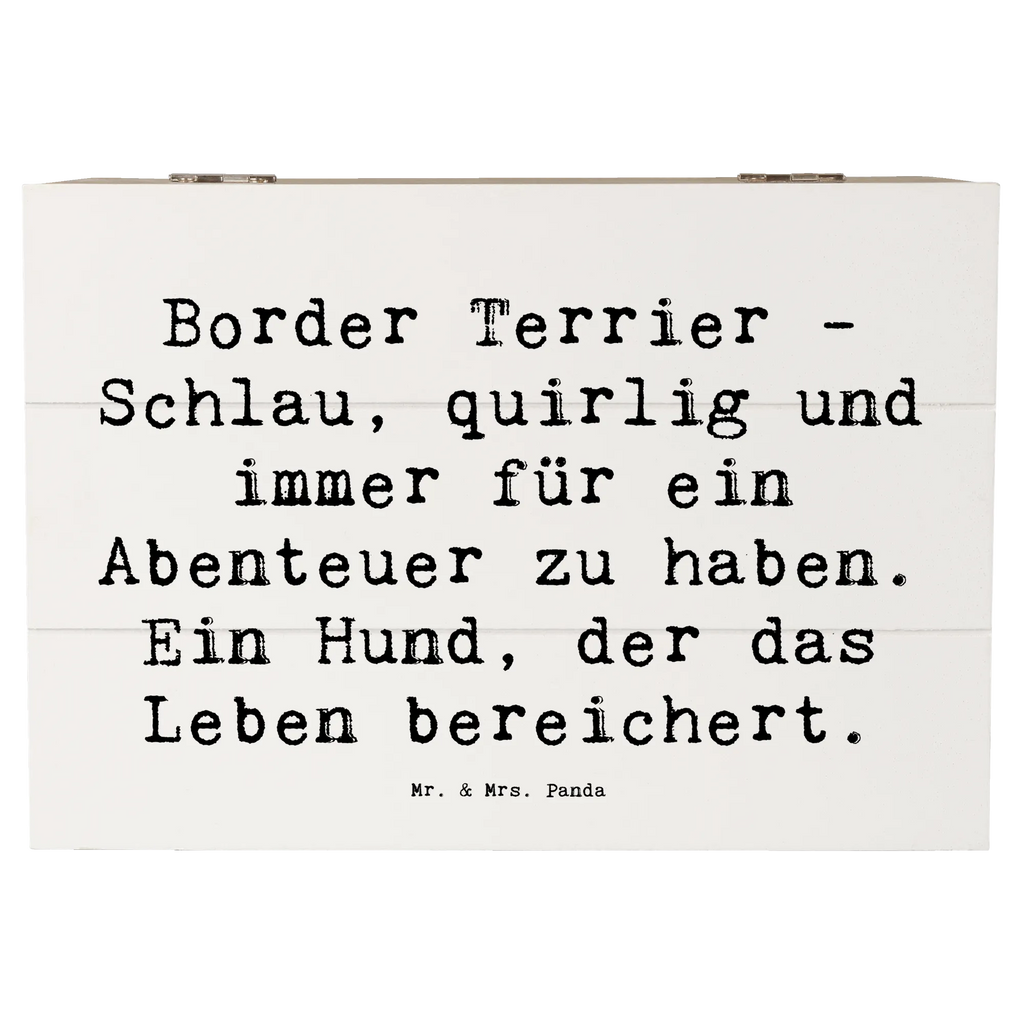 Holzkiste Spruch Border Terrier Abenteuer XXL, Dekokiste, Holzkiste, Aufbewahrungsbox, Erinnerungskiste, Truhe, Geschenkbox, Kiste, Schatzkiste, Erinnerungsbox, Schatulle, Geschenkdose, Hund, Hunderasse, Rassehund, Hundebesitzer, Geschenk, Tierfreund, Schenken, Welpe