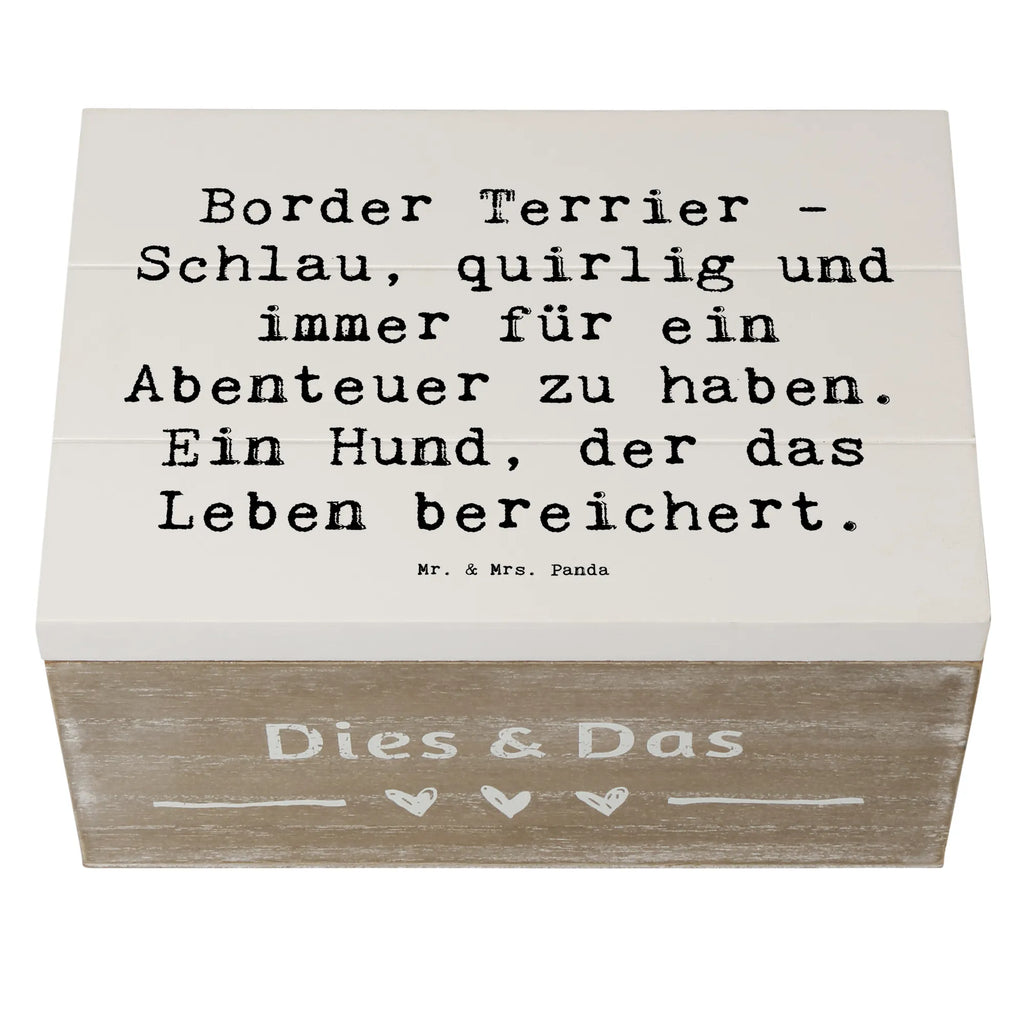 Holzkiste Spruch Border Terrier Abenteuer XXL, Dekokiste, Holzkiste, Aufbewahrungsbox, Erinnerungskiste, Truhe, Geschenkbox, Kiste, Schatzkiste, Erinnerungsbox, Schatulle, Geschenkdose, Hund, Hunderasse, Rassehund, Hundebesitzer, Geschenk, Tierfreund, Schenken, Welpe