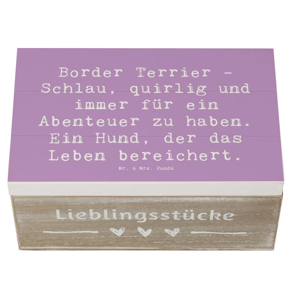Holzkiste Spruch Border Terrier Abenteuer XXL, Dekokiste, Holzkiste, Aufbewahrungsbox, Erinnerungskiste, Truhe, Geschenkbox, Kiste, Schatzkiste, Erinnerungsbox, Schatulle, Geschenkdose, Hund, Hunderasse, Rassehund, Hundebesitzer, Geschenk, Tierfreund, Schenken, Welpe