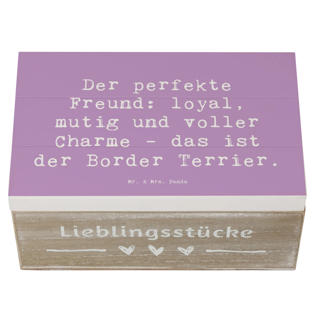 Wooden chest Saying Der perfekte Freund: loyal, mutig und voller Charme - das ist der Border Terrier. Erinnerungskiste, Schatulle, Truhe, XXL, Kiste, Dekokiste, Schatzkiste, Aufbewahrungsbox, Erinnerungsbox, Geschenkbox, Geschenkdose, Holzkiste, Hund, Hunderasse, Rassehund, Hundebesitzer, Geschenk, Tierfreund, Schenken, Welpe